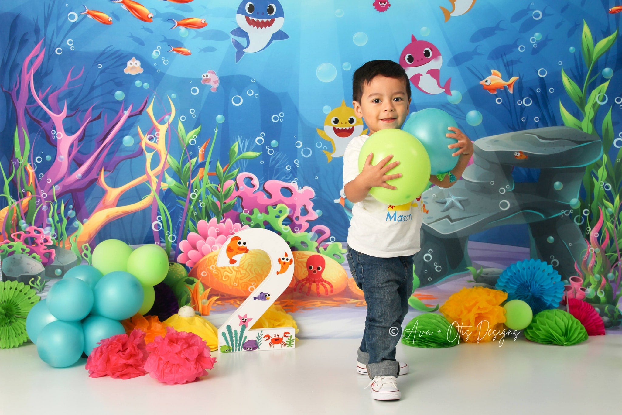 Kate Underwater World Mermaid Scene Backdrops for Photography - Kate Backdrop AU