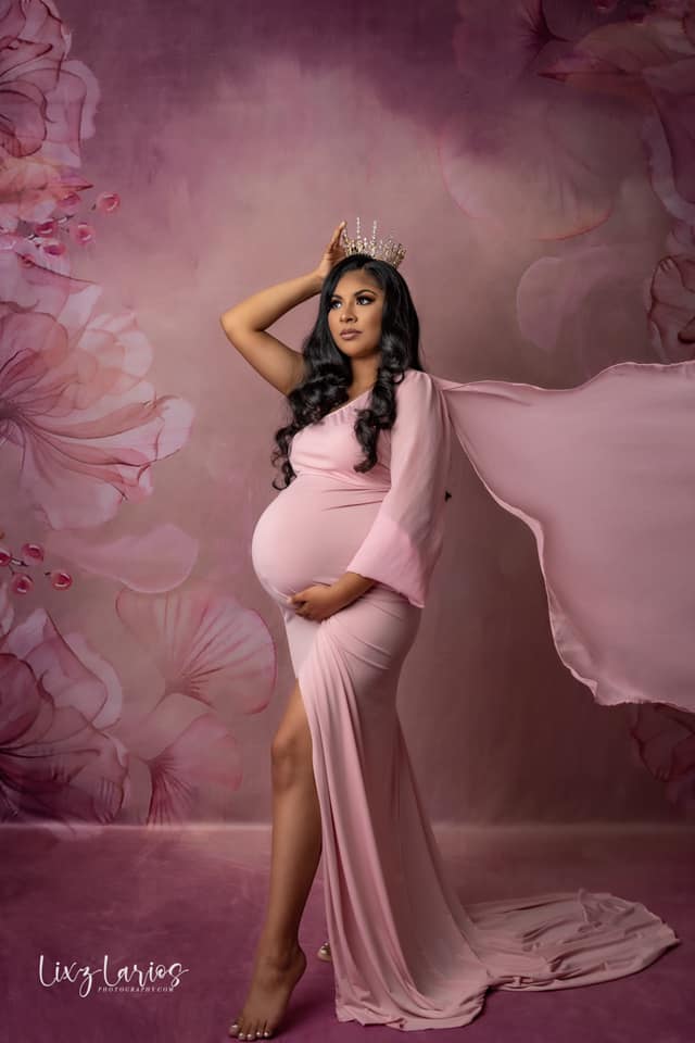 Kate Sweep Fine Art Floral Blurry Pink Backdrop Designed by GQ - Kate Backdrop AU