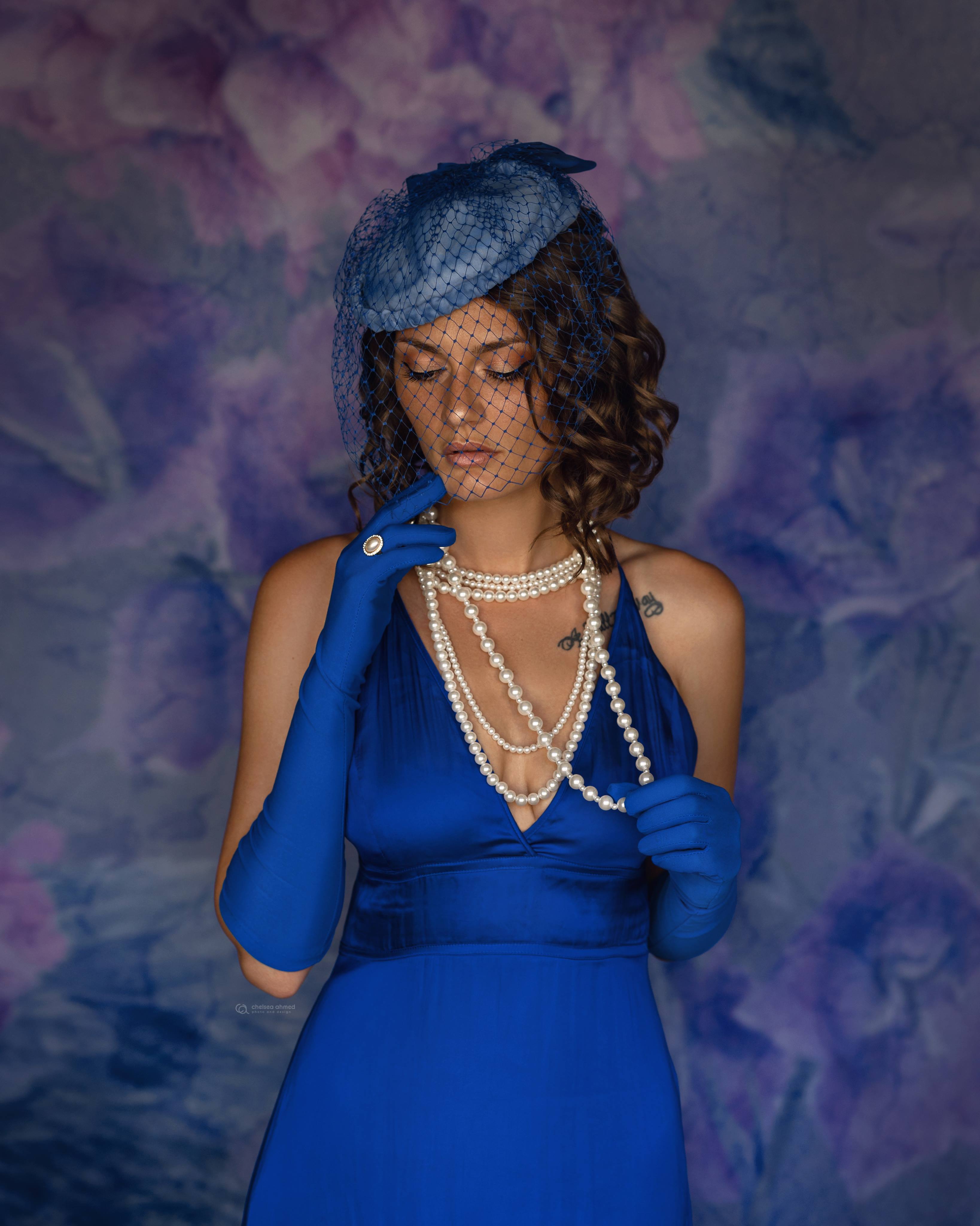 Kate Fine Art Purple Flower Backdrop for Photography - Kate Backdrop AU