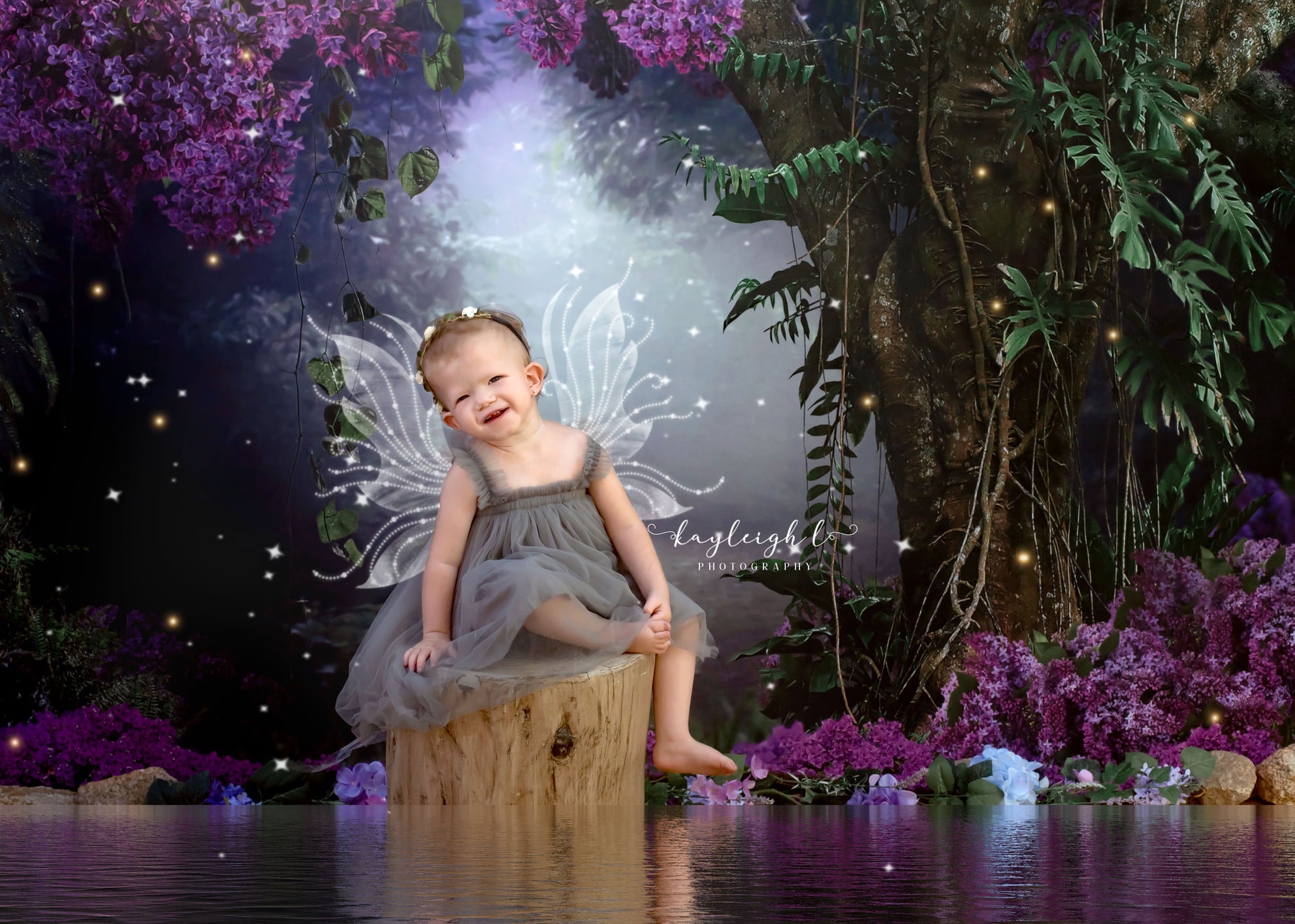 Kate Scenery Forest Flower Backdrop Designed by Chain Photography - Kate Backdrop AU