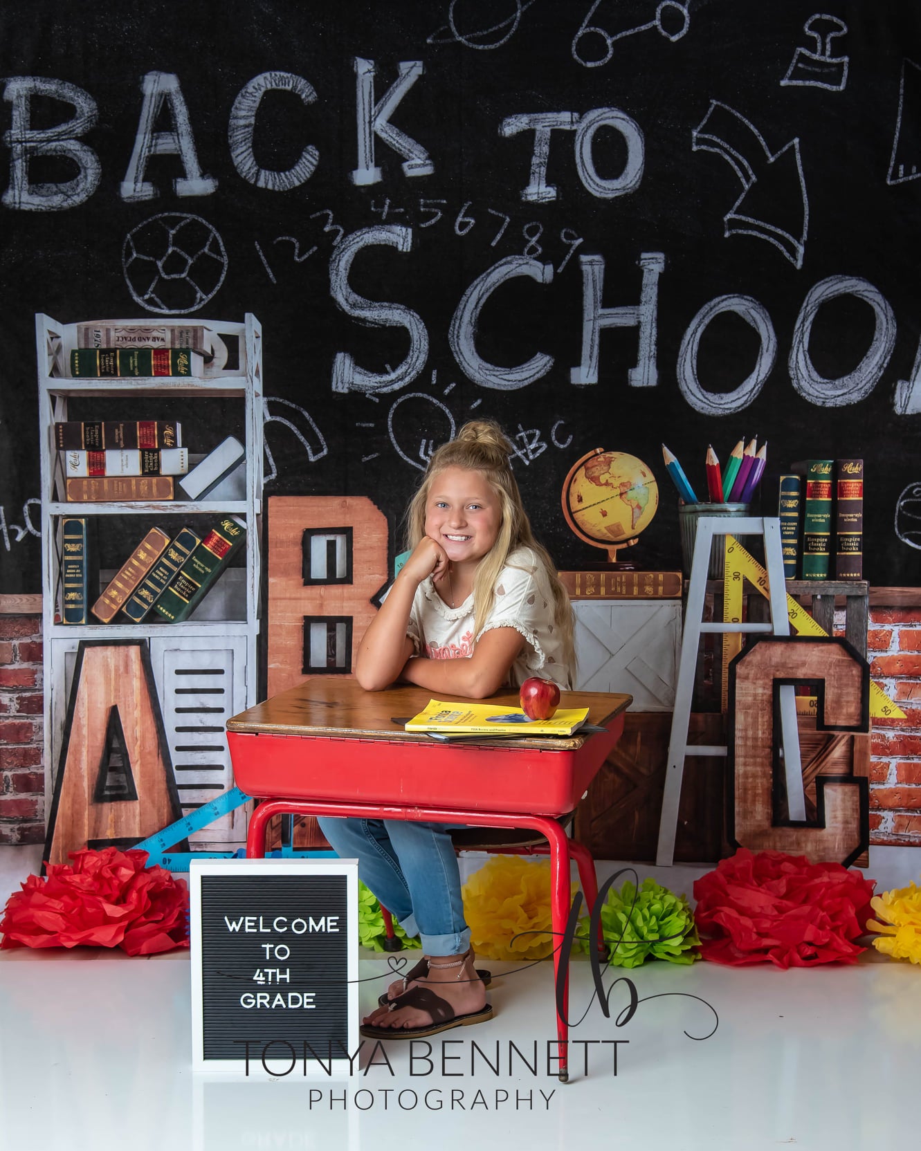 Kate Back To School Backdrop Designed by Emetselch - Kate Backdrop AU