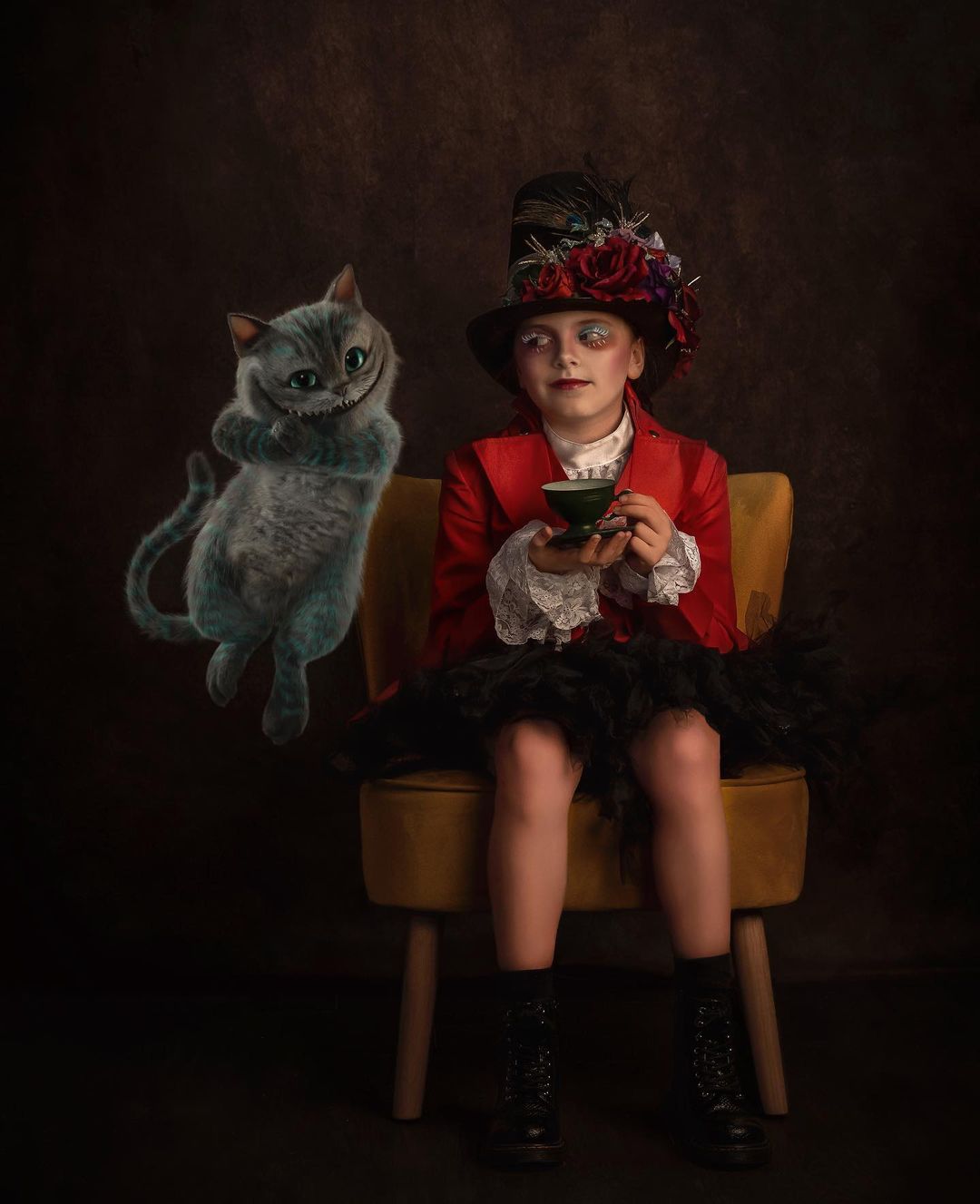 Kate Old Master Abstract Texture Dark Brown Backdrop for Photography - Kate Backdrop AU