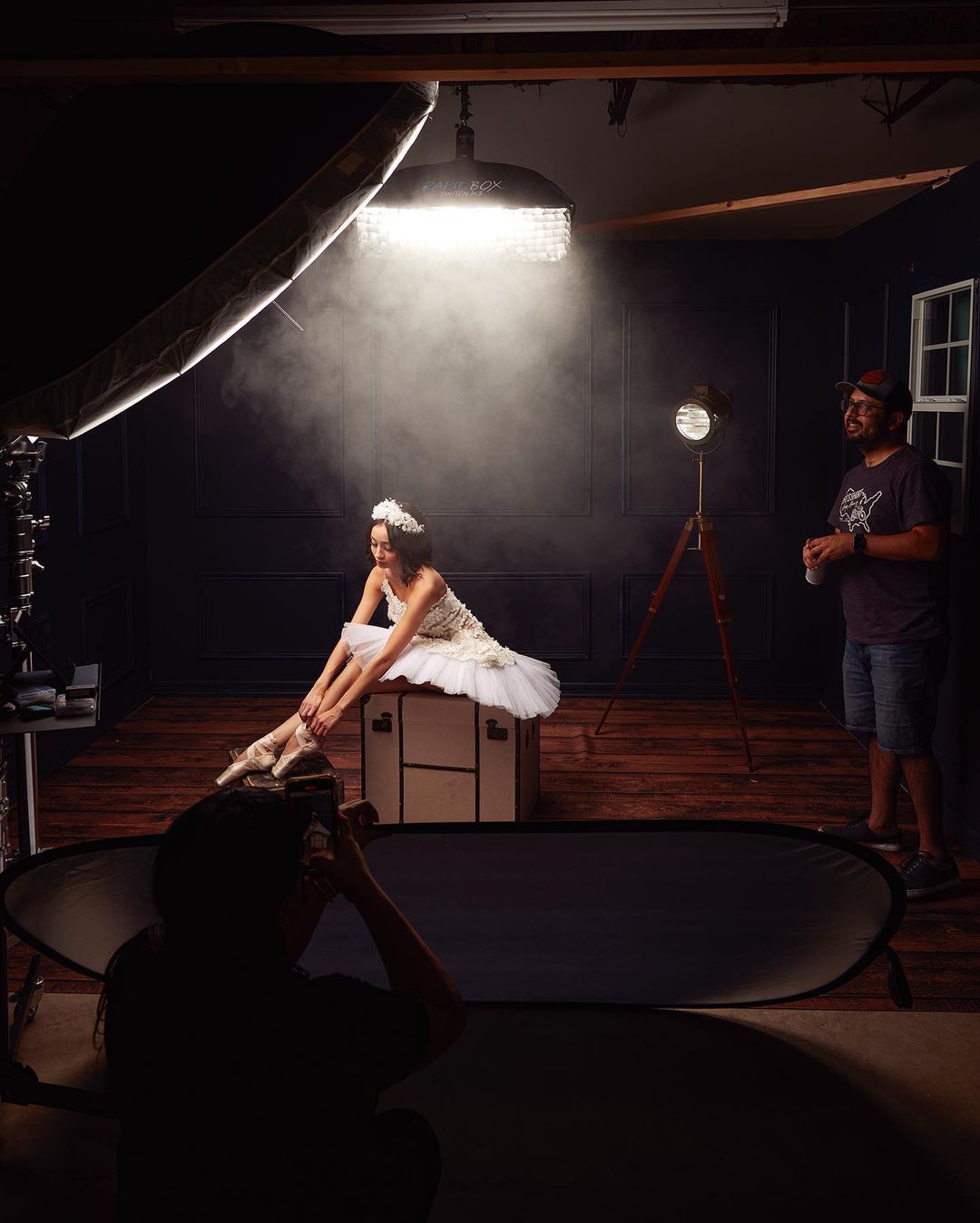 Kate Dark Wall With Floor Backdrop for Photography - Kate Backdrop AU