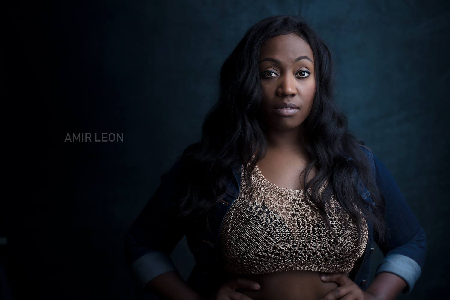 Katebackdrop£ºKate Textured Photo Backdrops deep blue abstract