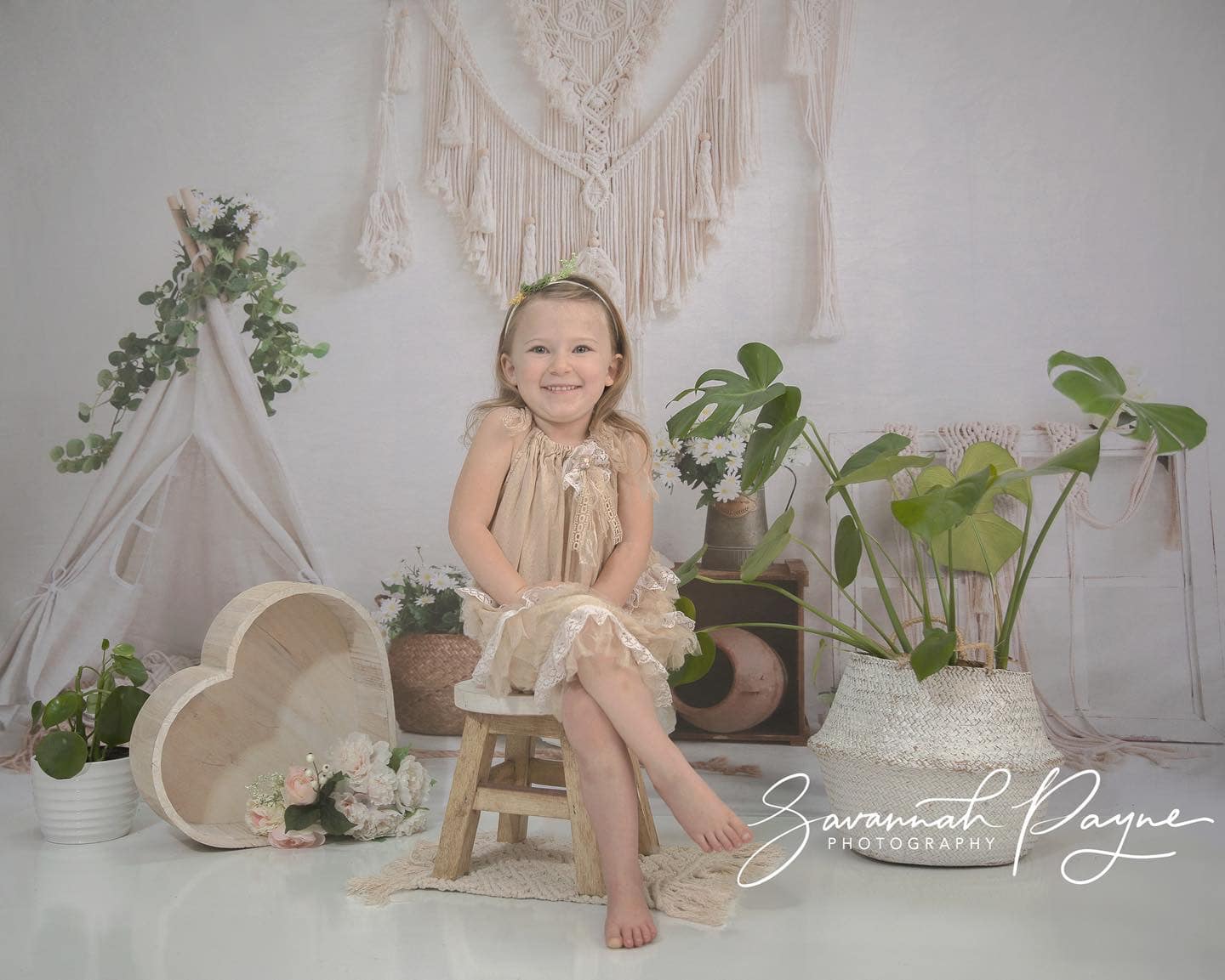 Kate Boho Tent Backdrop Simplicity for Photography - Kate Backdrop AU