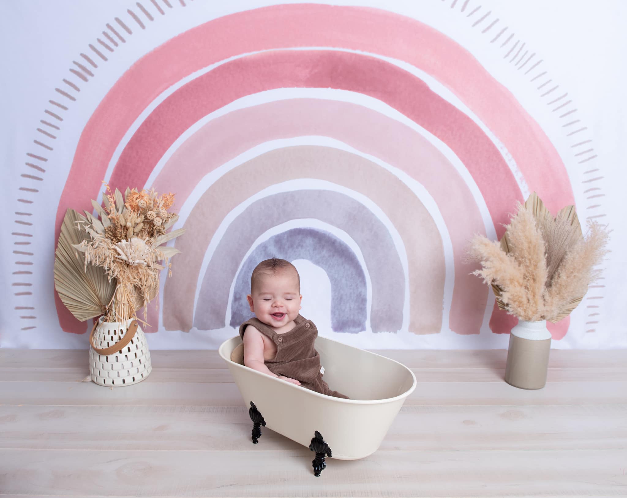 Kate Boho Rainbow Backdrop Designed by Mandy Ringe Photography - Kate Backdrop AU