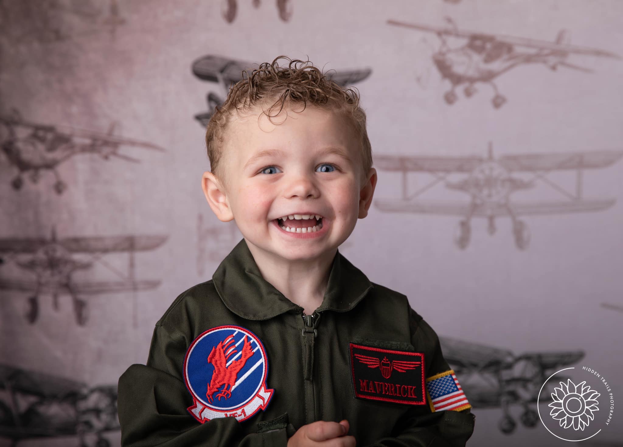 Kate Vintage Planes Brown Tone Children Backdrop Designed By Arica Kirby - Kate Backdrop AU
