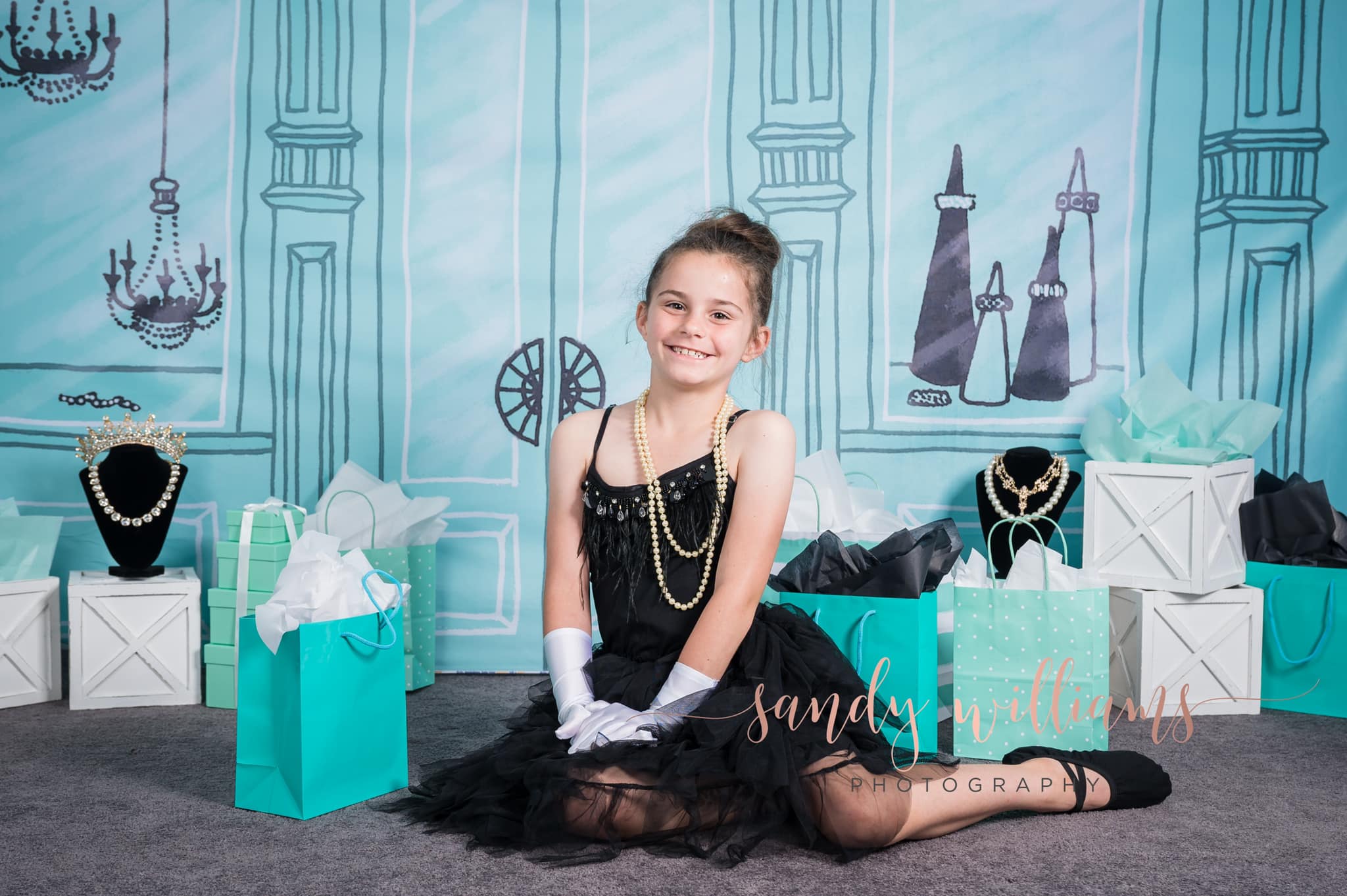 Kate Shopping Spree Storefront Backdrop Designed by Mandy Ringe Photography