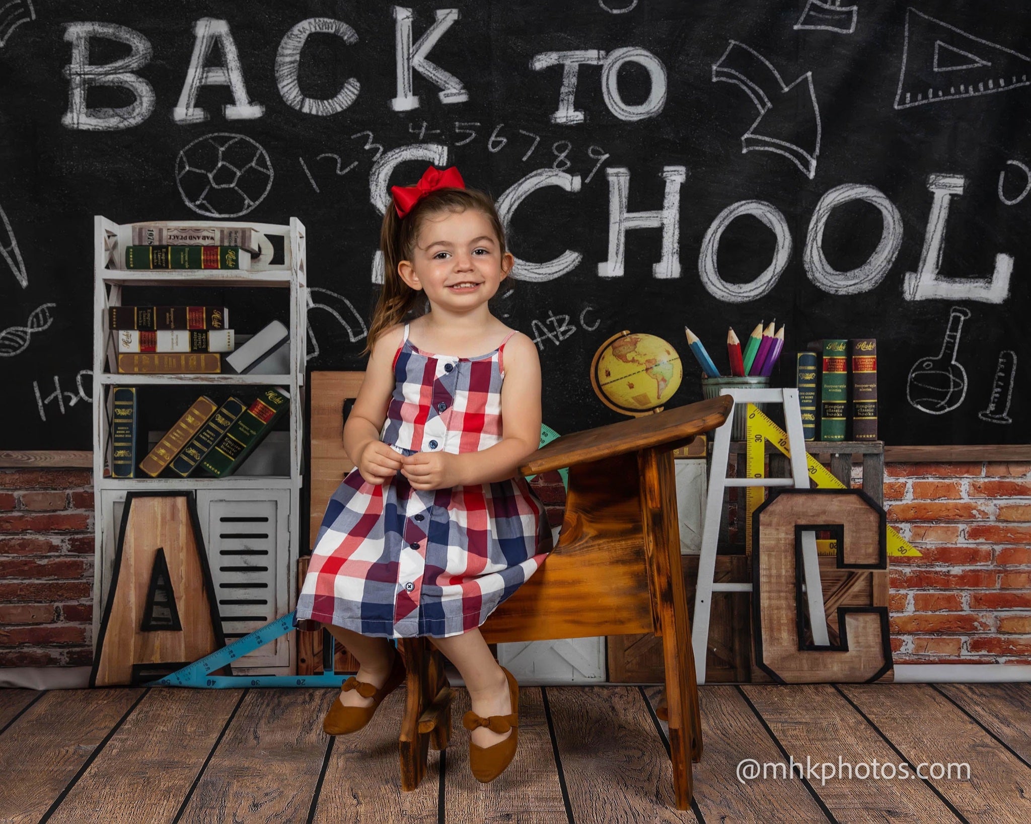 Kate Back To School Backdrop Designed by Emetselch