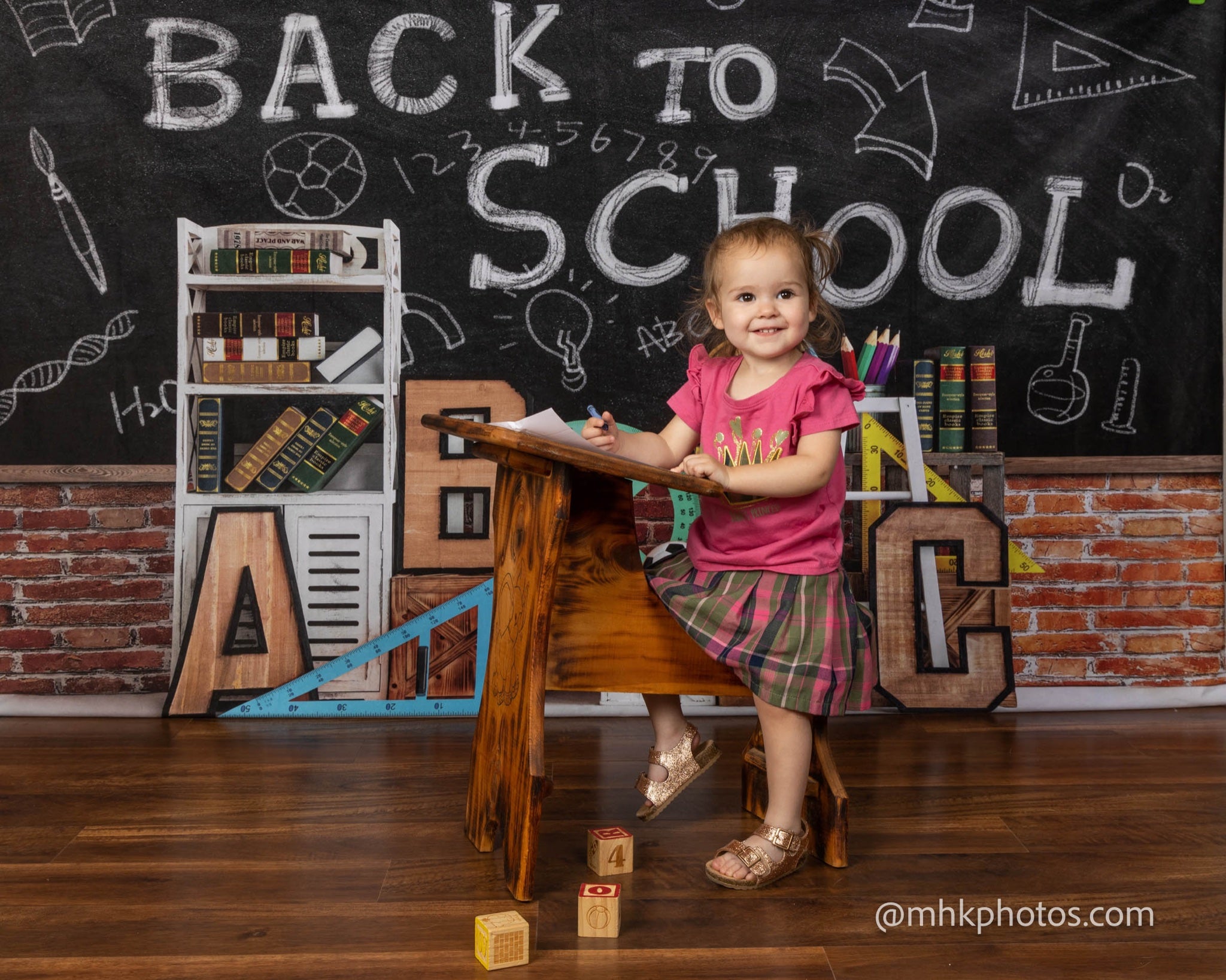 Kate Back To School Backdrop Designed by Emetselch