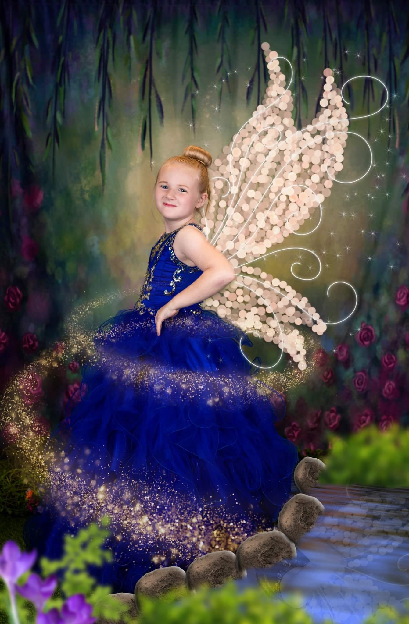 Kate Fine Art Roses Floral Backdrop Designed by GQ - Kate Backdrop AU