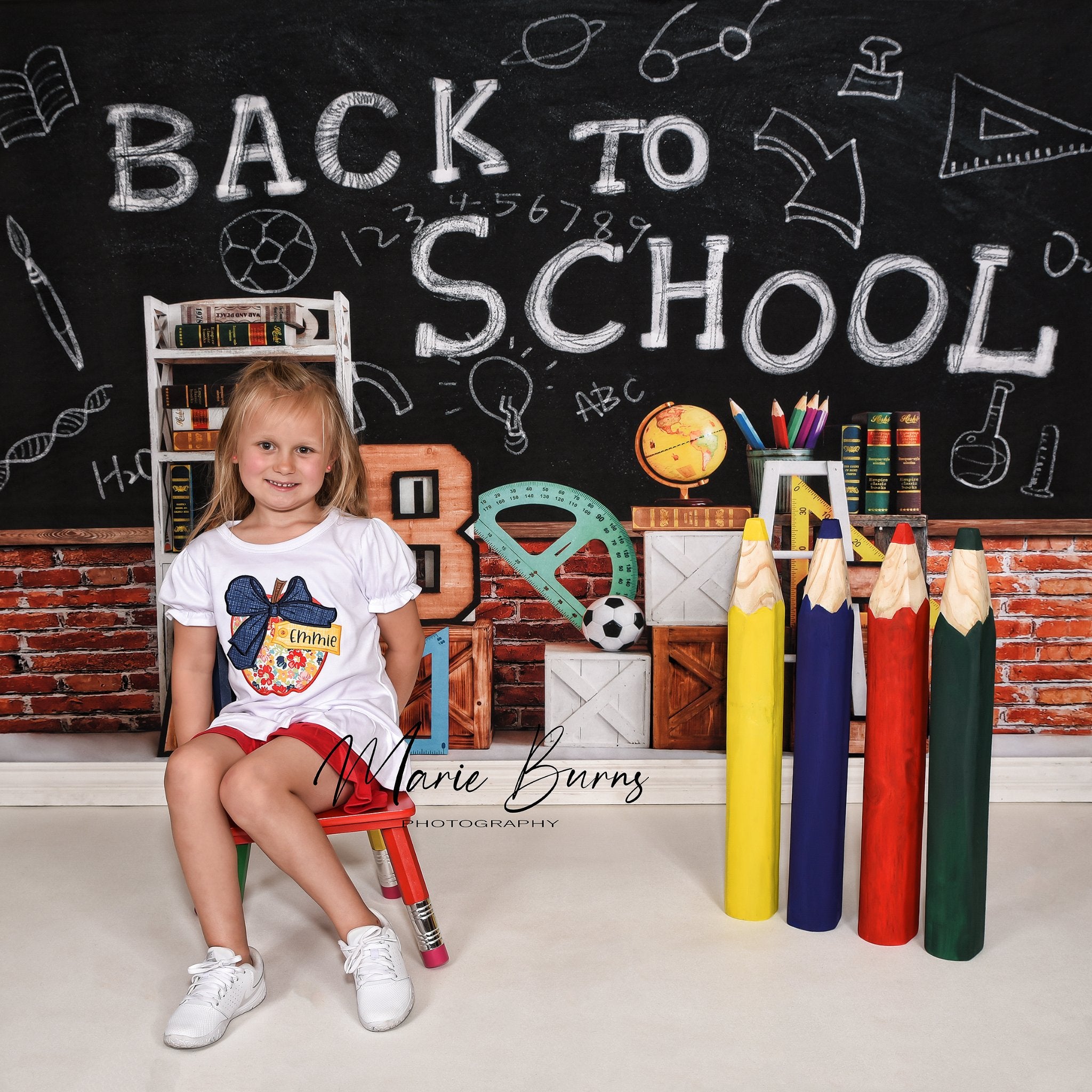 Kate Back To School Backdrop Designed by Emetselch