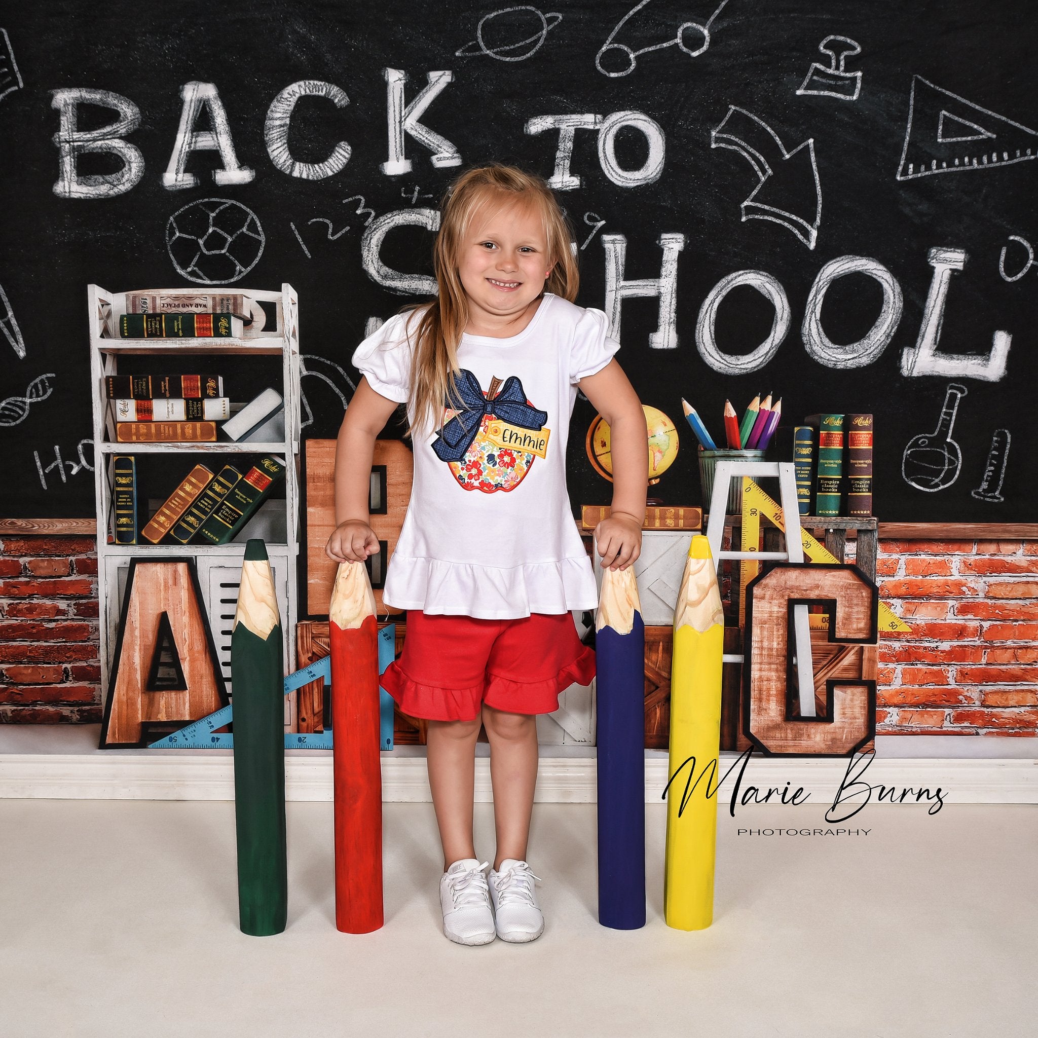 Kate Back To School Backdrop Designed by Emetselch