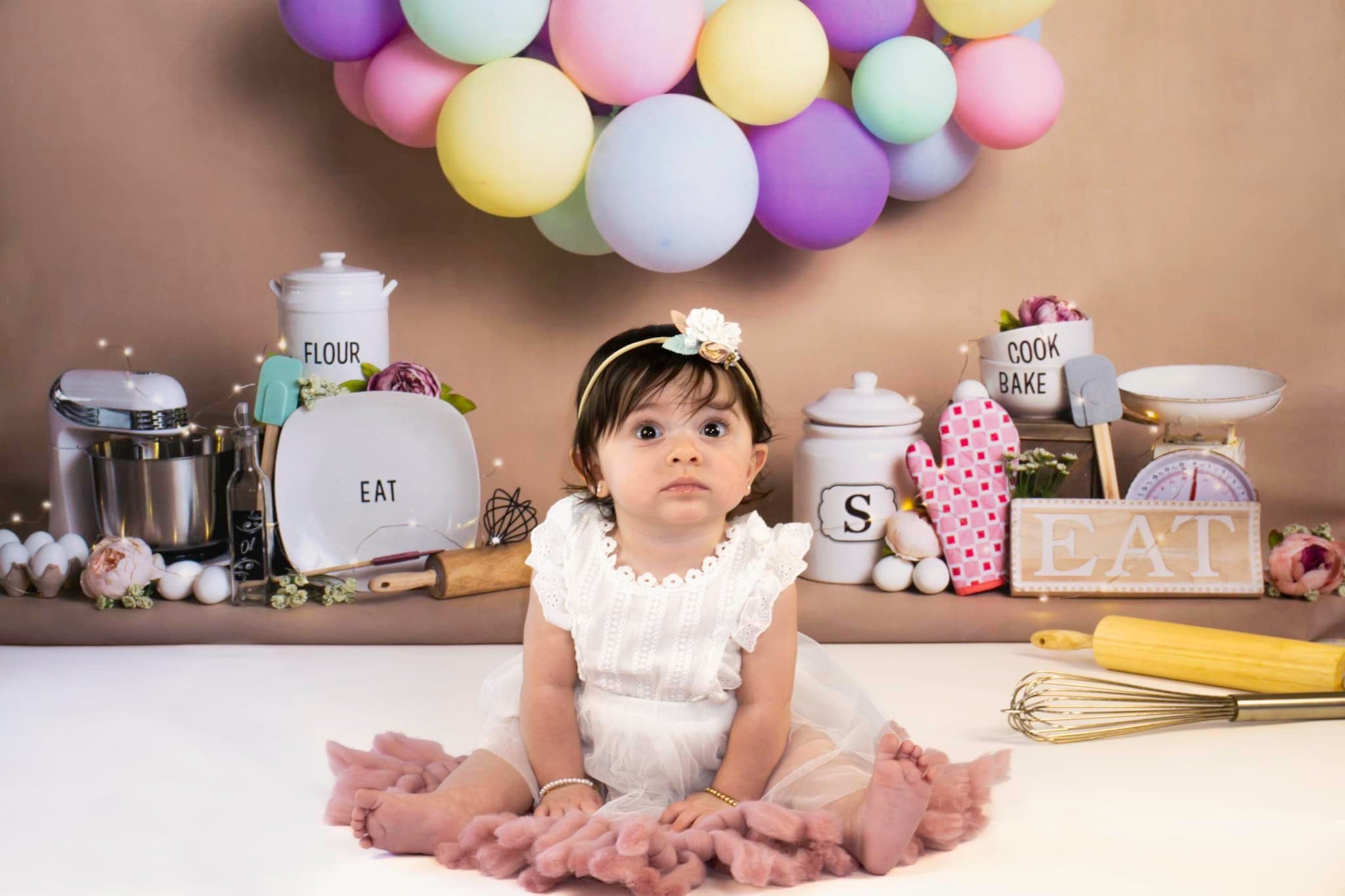 Kate Birthday Cake Smash Baker Children Backdrop Designed by Megan Leigh Photography - Kate Backdrop AU