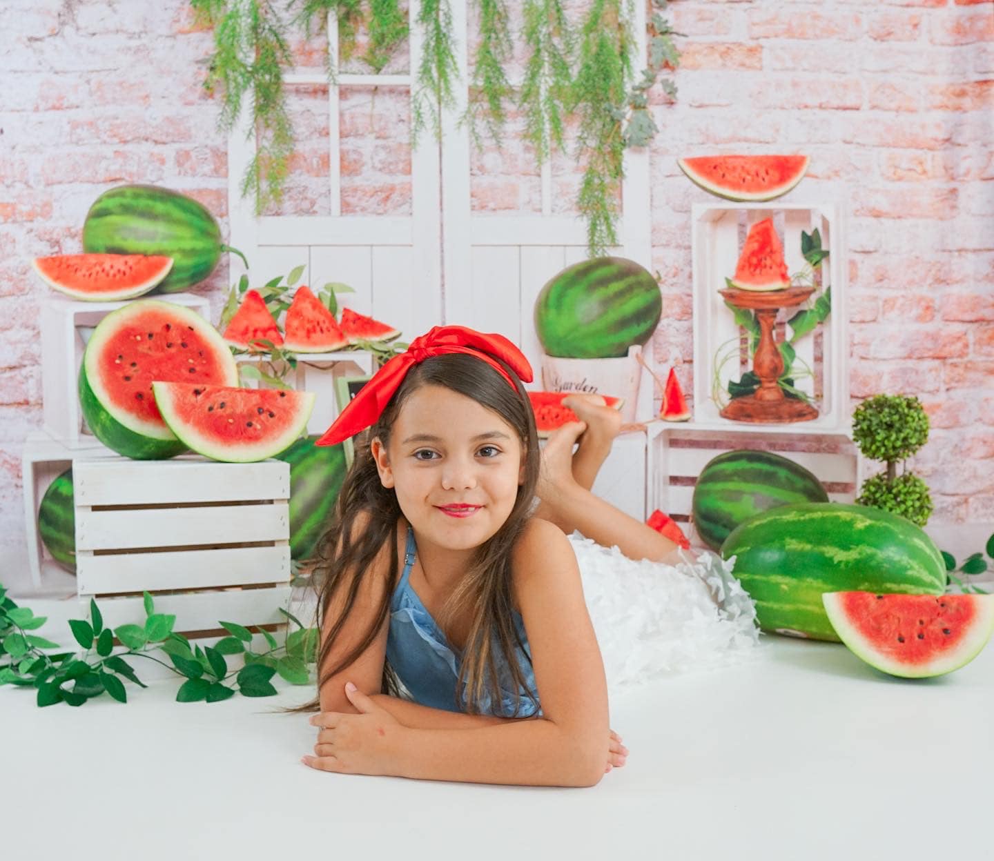 Kate Summer Cake Smash Watermelon Backdrop Designed by Emetselch - Kate Backdrop AU