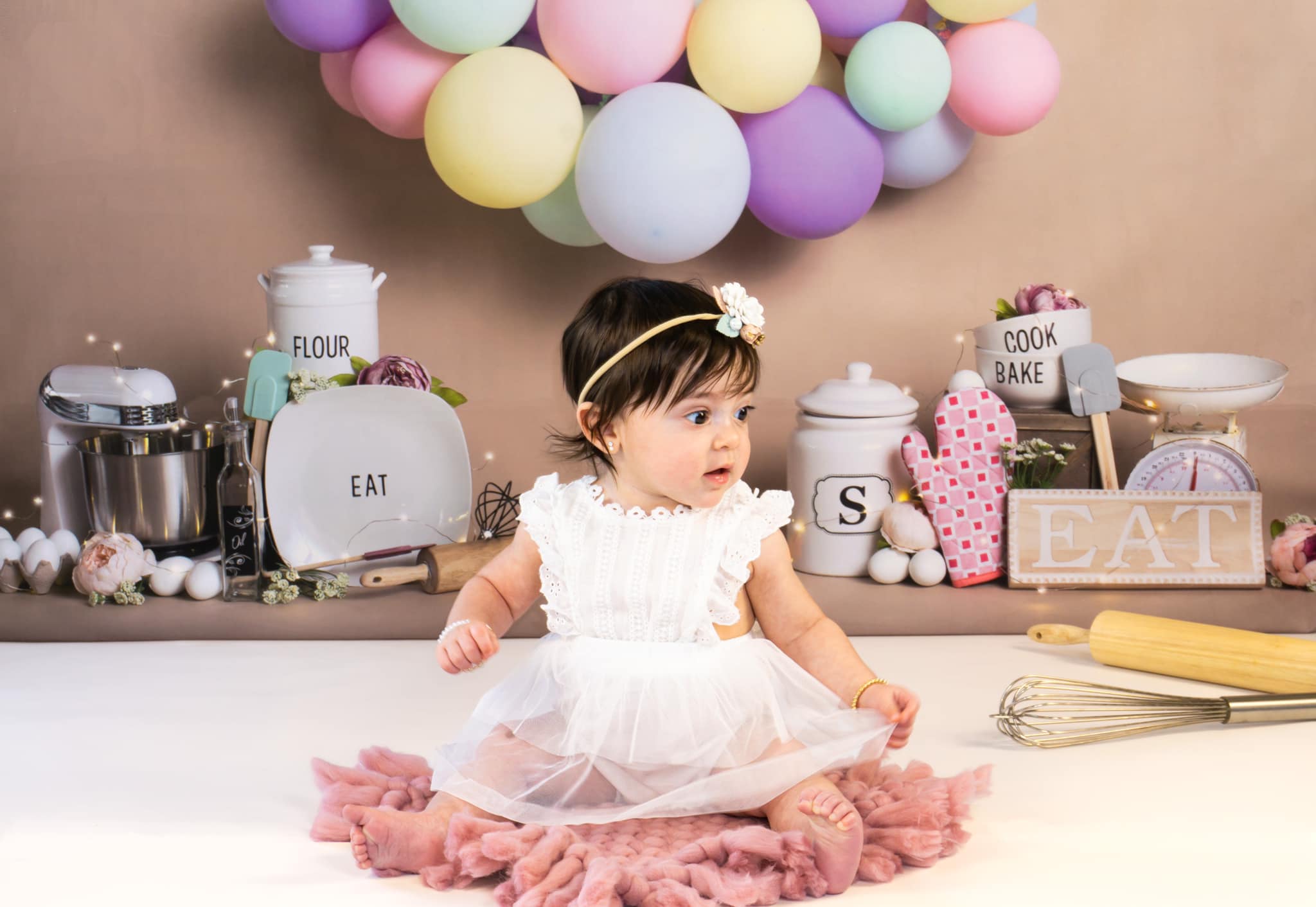 Kate Birthday Cake Smash Baker Children Backdrop Designed by Megan Leigh Photography - Kate Backdrop AU