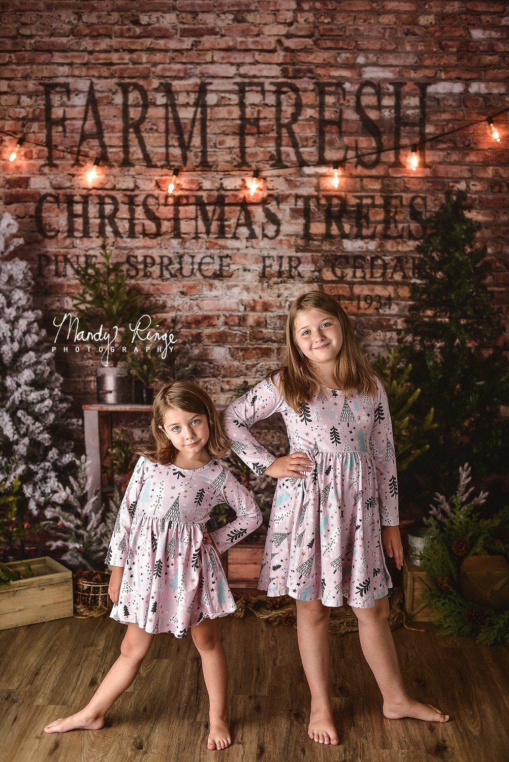 Kate Farm Fresh Backdrop Tree Stand Christmas Designed by Mandy Ringe Photography - Kate Backdrop AU