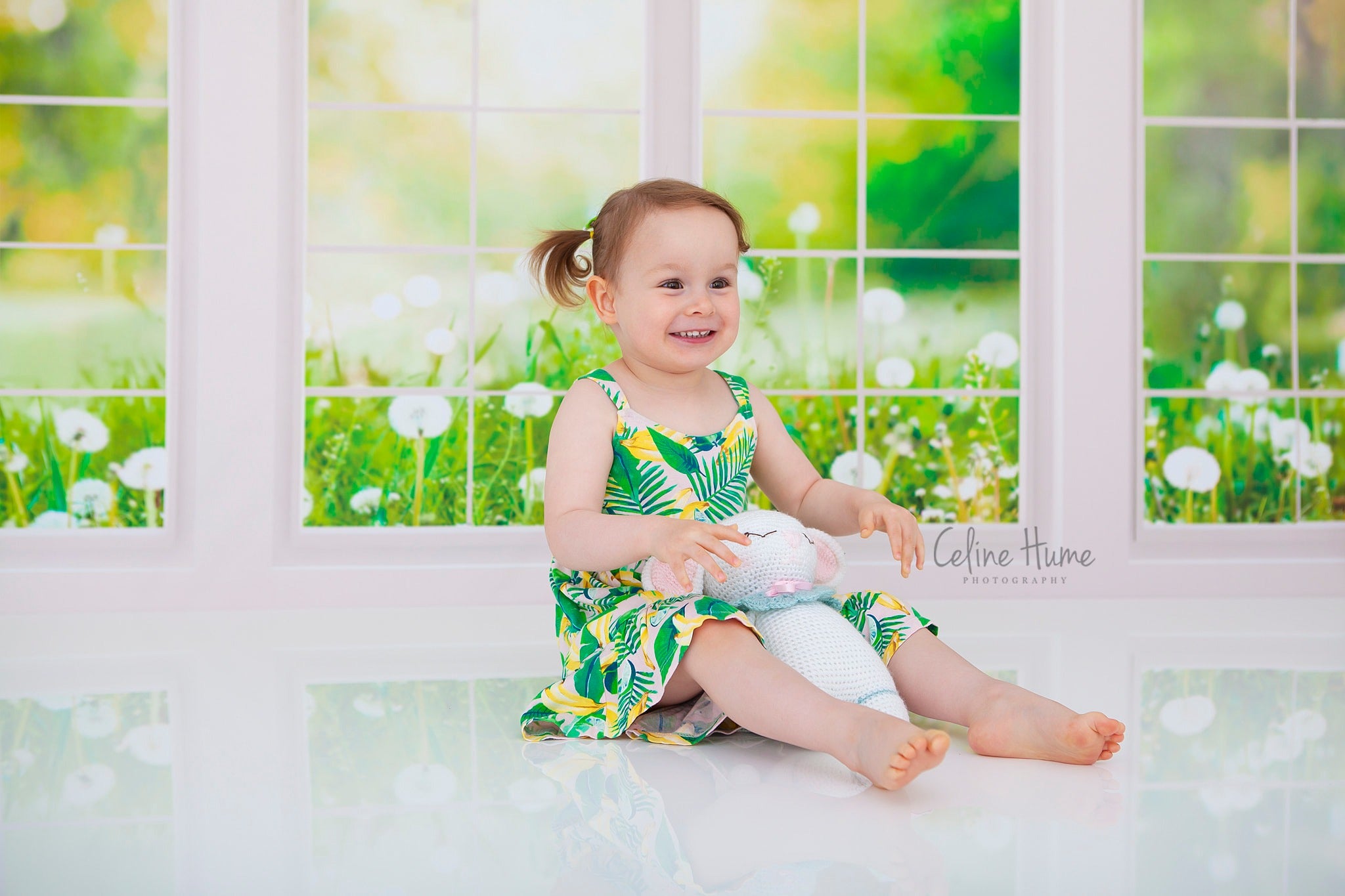 Kate Window Backdrop Spring Garden Designed by Emetselch - Kate Backdrop AU