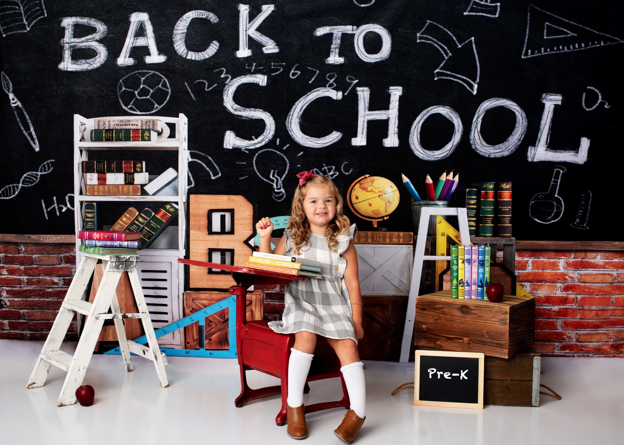 Kate Back To School Backdrop Designed by Emetselch - Kate Backdrop AU