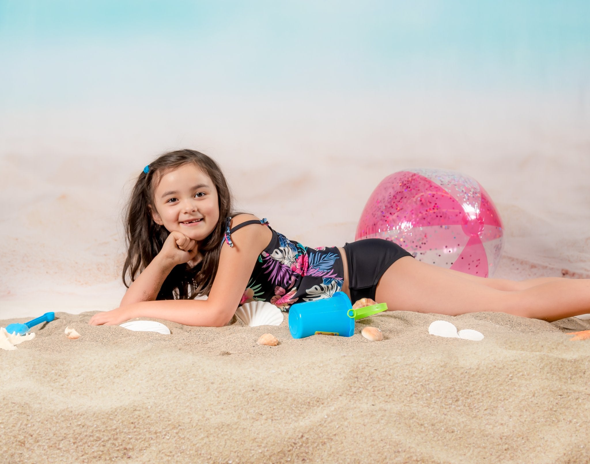 Kate Summer Beach And Blue Sea for Photography - Kate Backdrop AU