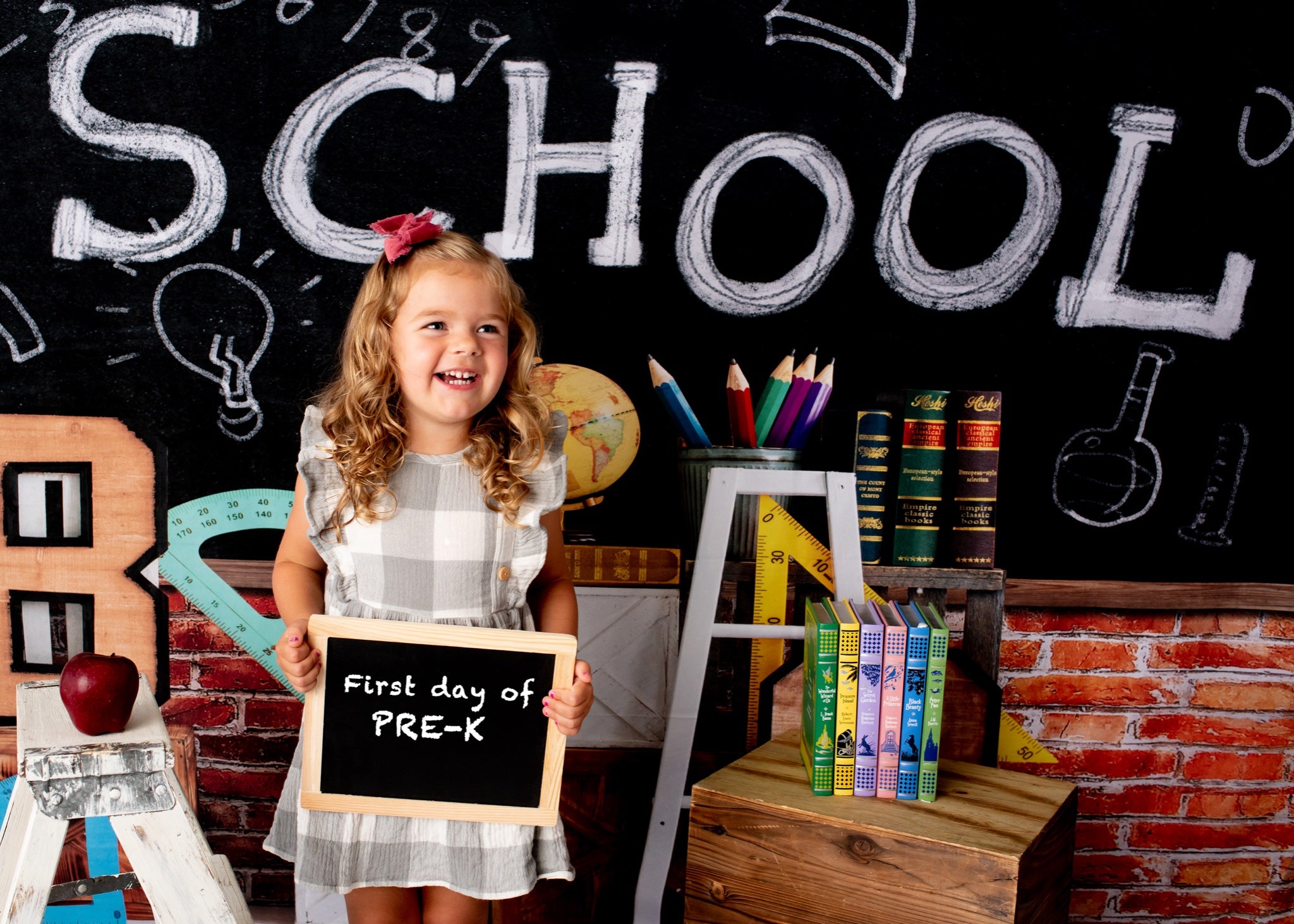 Kate Back To School Backdrop Designed by Emetselch - Kate Backdrop AU