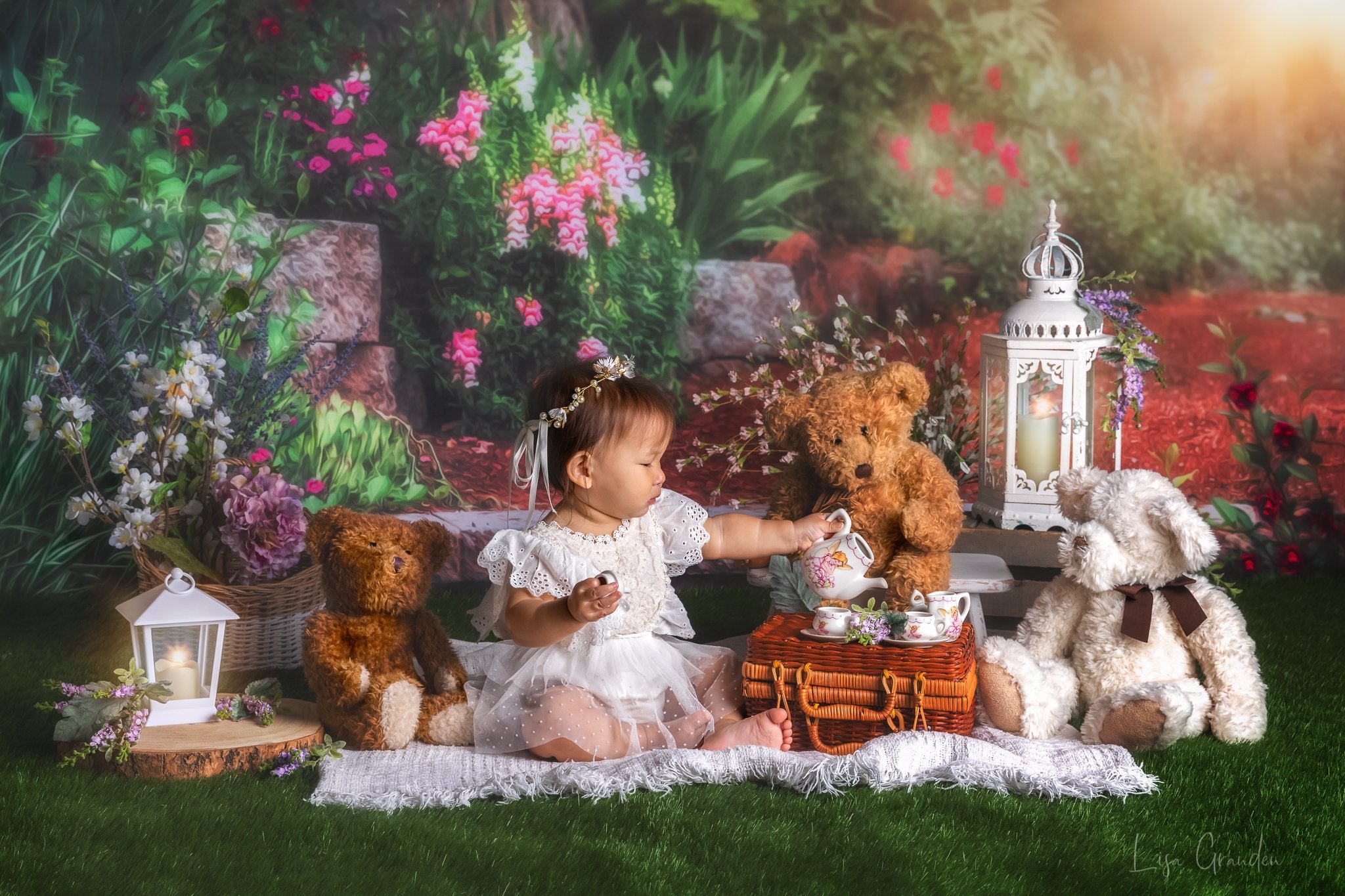 Kate Secret Garden Backdrop for Photography Designed by Lisa Granden - Kate Backdrop AU