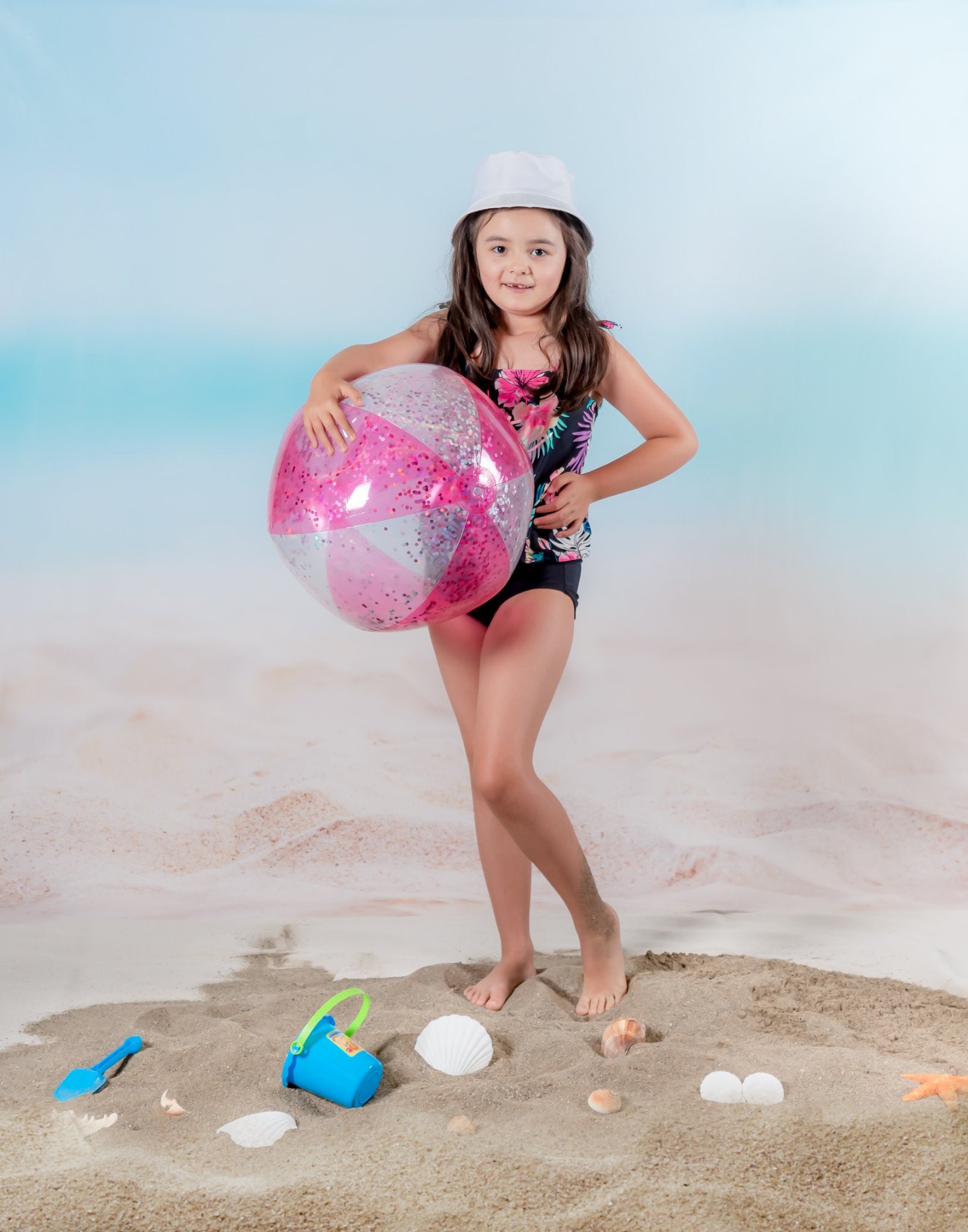 Kate Summer Beach And Blue Sea for Photography - Kate Backdrop AU