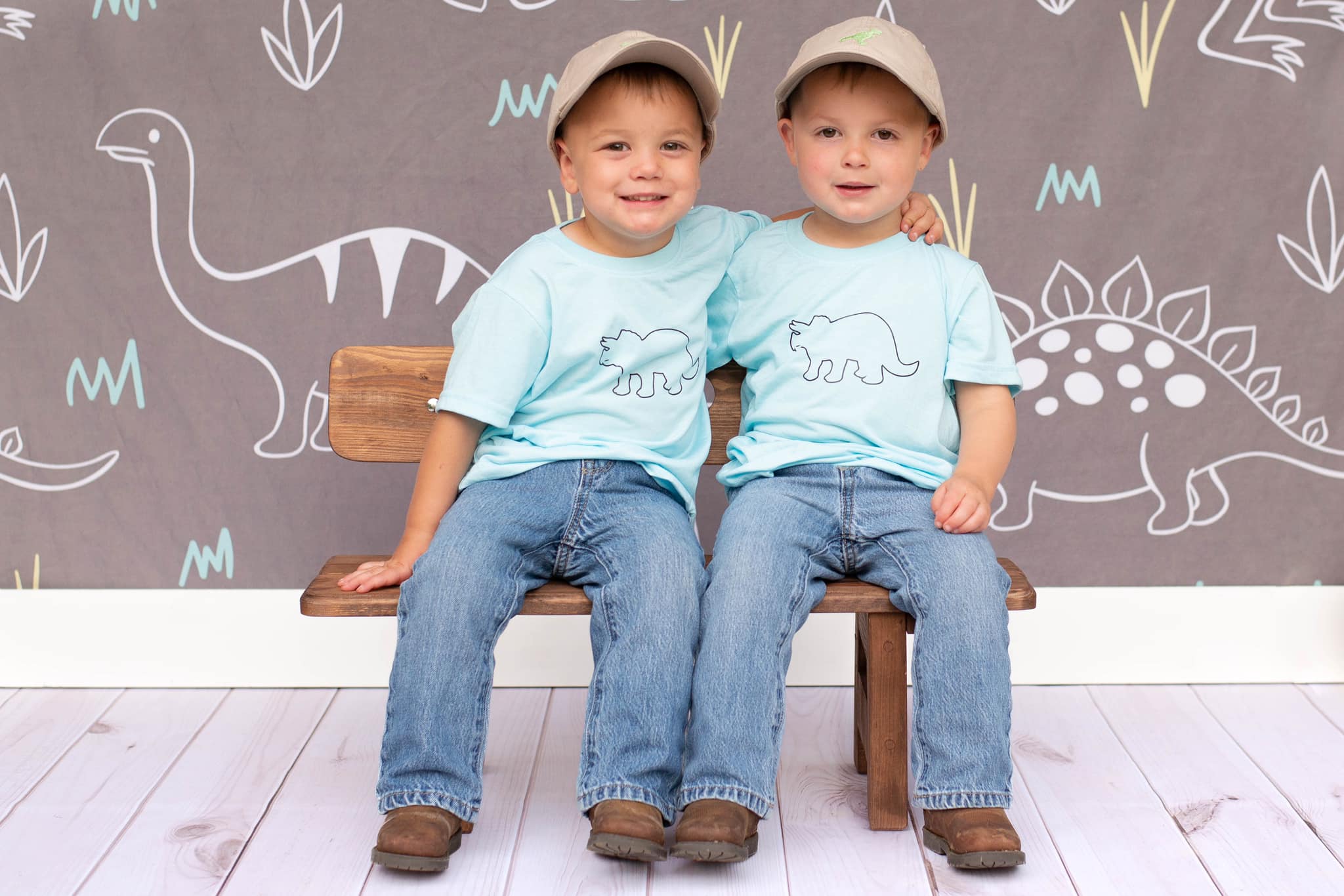 Kate Dinosaur Park Children Backdrop for Photography Designed by Amanda Moffatt - Kate Backdrop AU