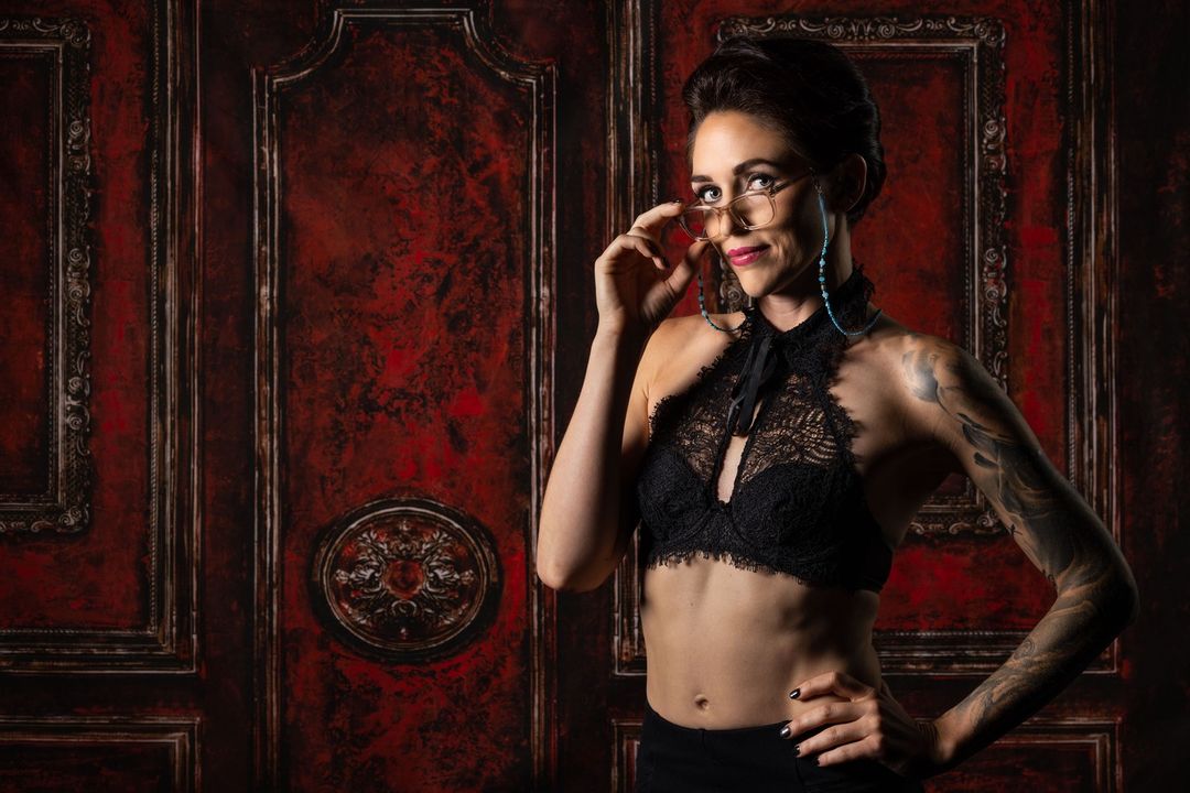 Kate Red Retro Wall Backdrop Designed by Chain Photography - Kate Backdrop AU