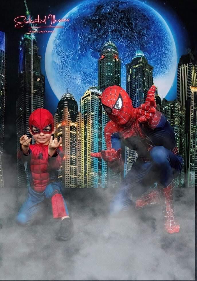 Kate Super Hero City Backdrop Designed by Rosabell Photography - Kate Backdrop AU