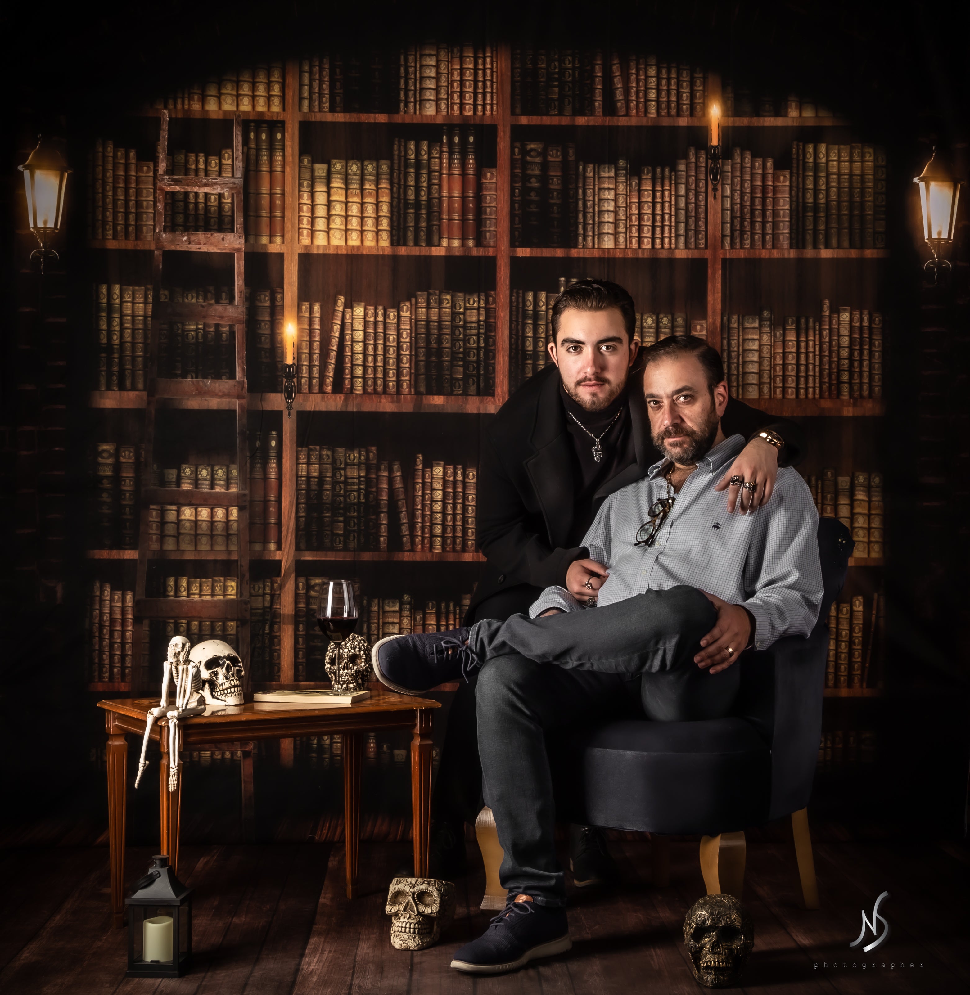 Kate Bookshelf Backdrop Retro for Photography - Kate Backdrop AU