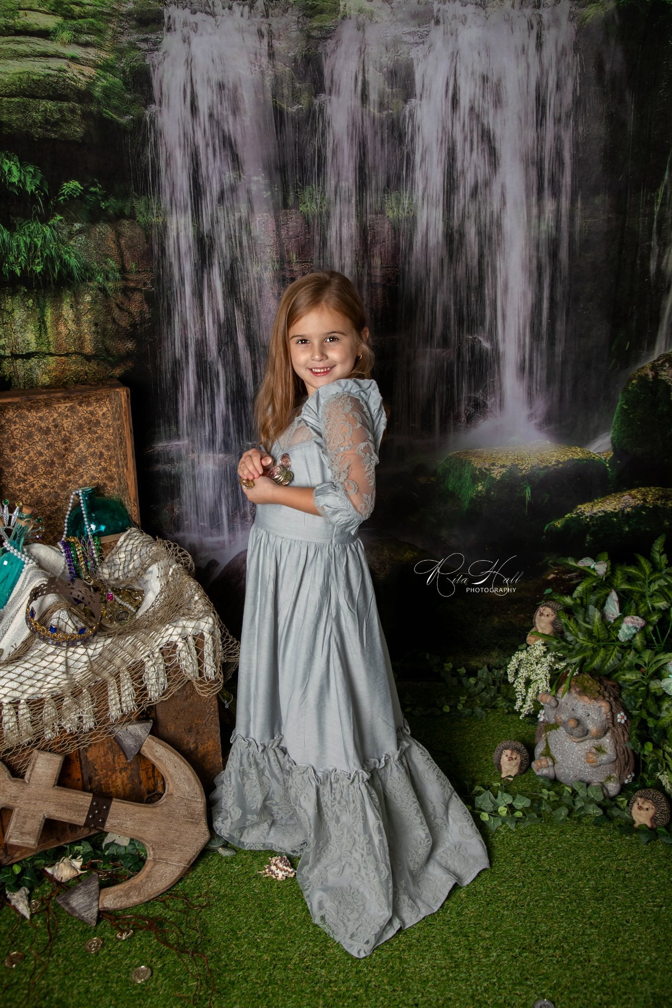 Kate Summer Backdrop Waterfall Nature for Photography - Kate Backdrop AU