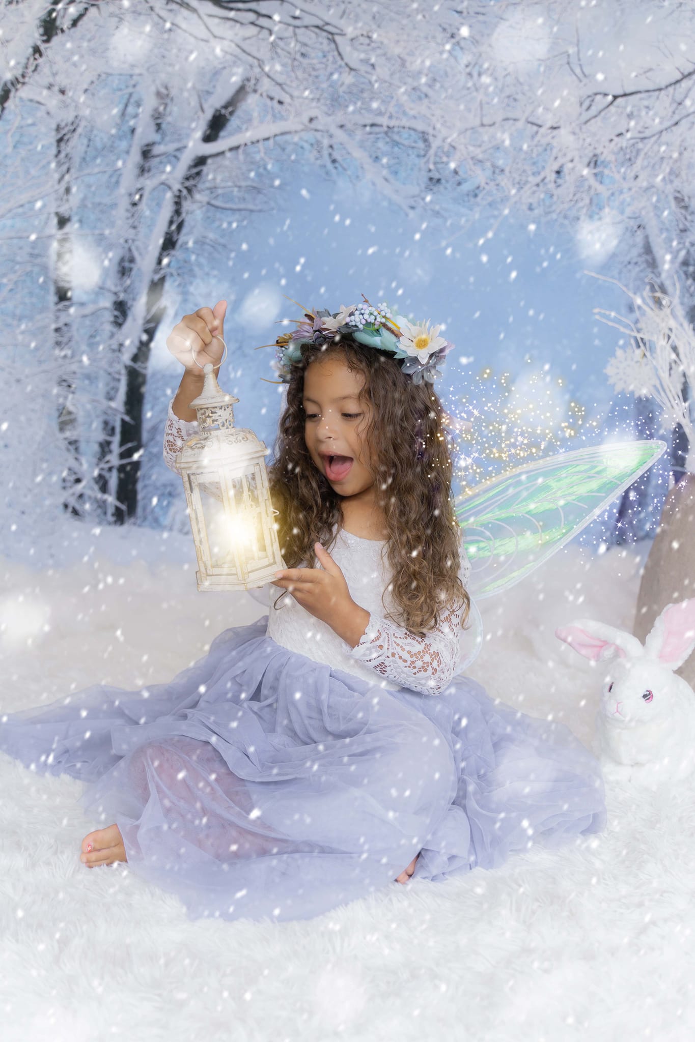 Kate Winter Backdrop Snow Forest Designed by Chain Photography - Kate Backdrop AU