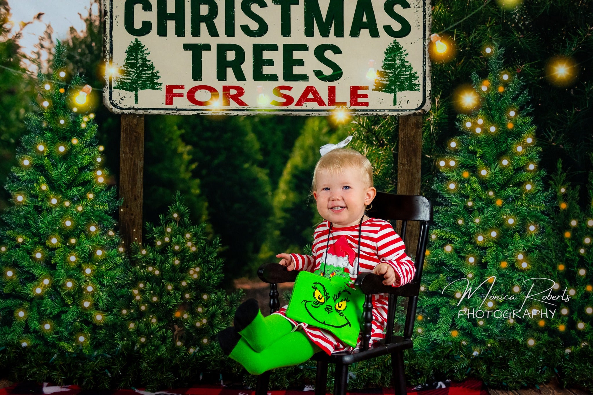 Kate Christmas Tree Backdrop for Photography - Kate Backdrop AU