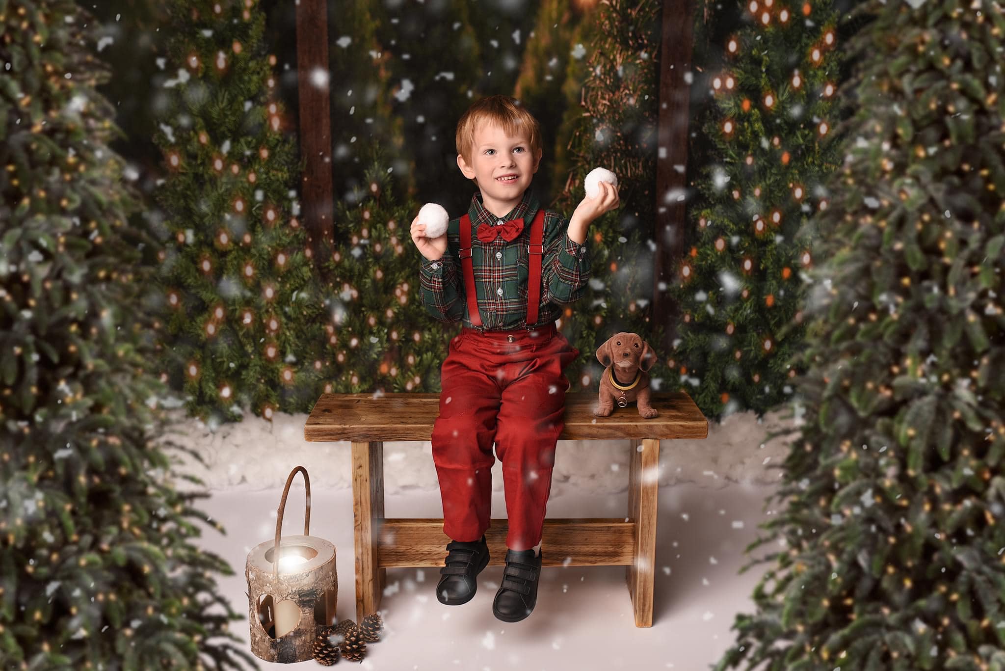 Kate Christmas Tree Backdrop for Photography - Kate Backdrop AU