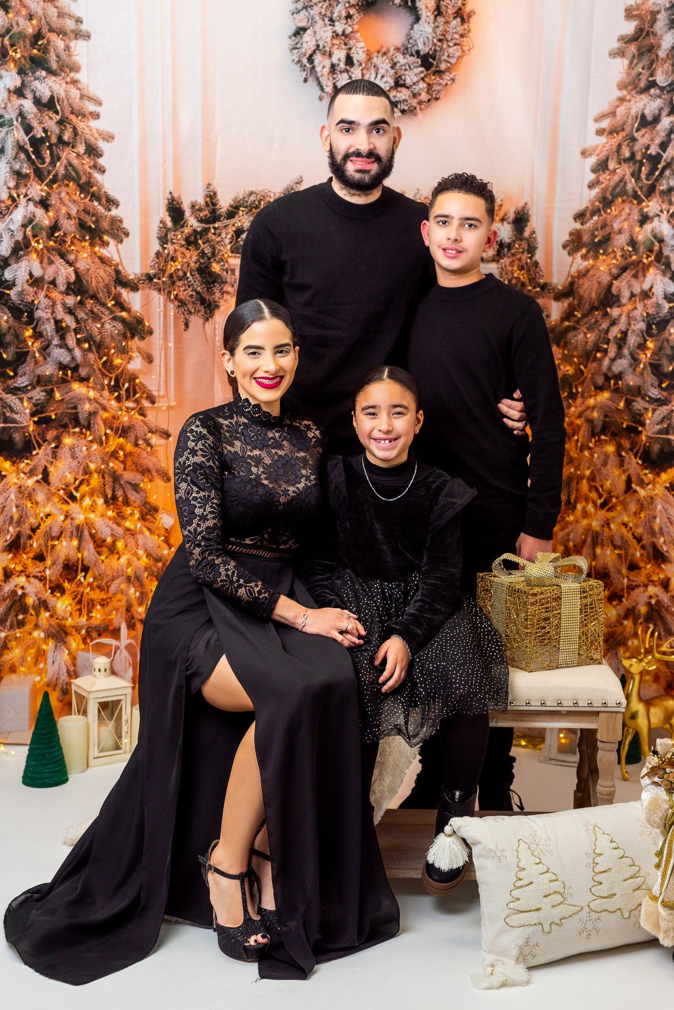 Kate Christmas White Fireplace Backdrop for Photography - Kate Backdrop AU