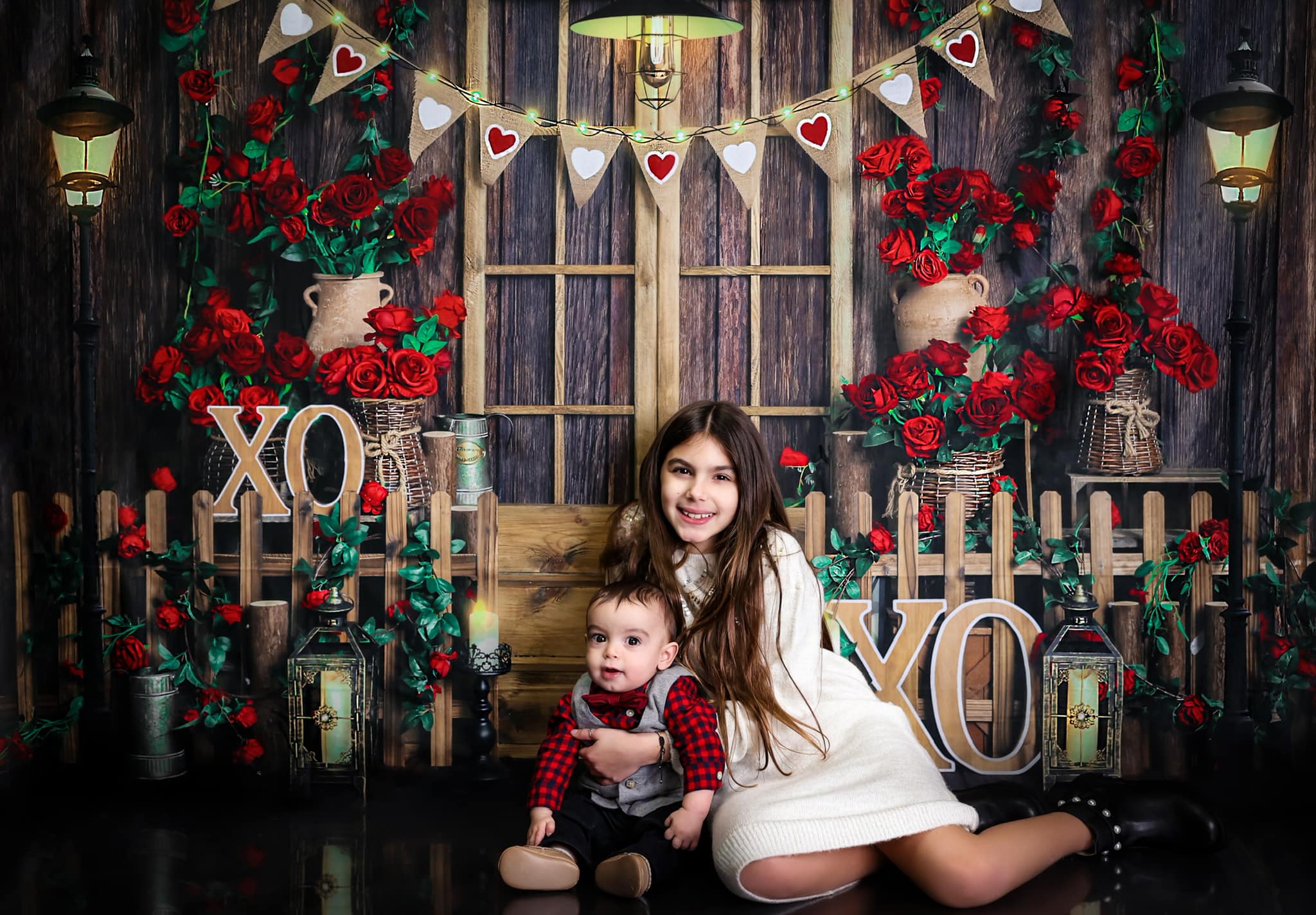 Kate Valentine's day Backdrop Rose Manor Board Designed by Emetselch - Kate Backdrop AU
