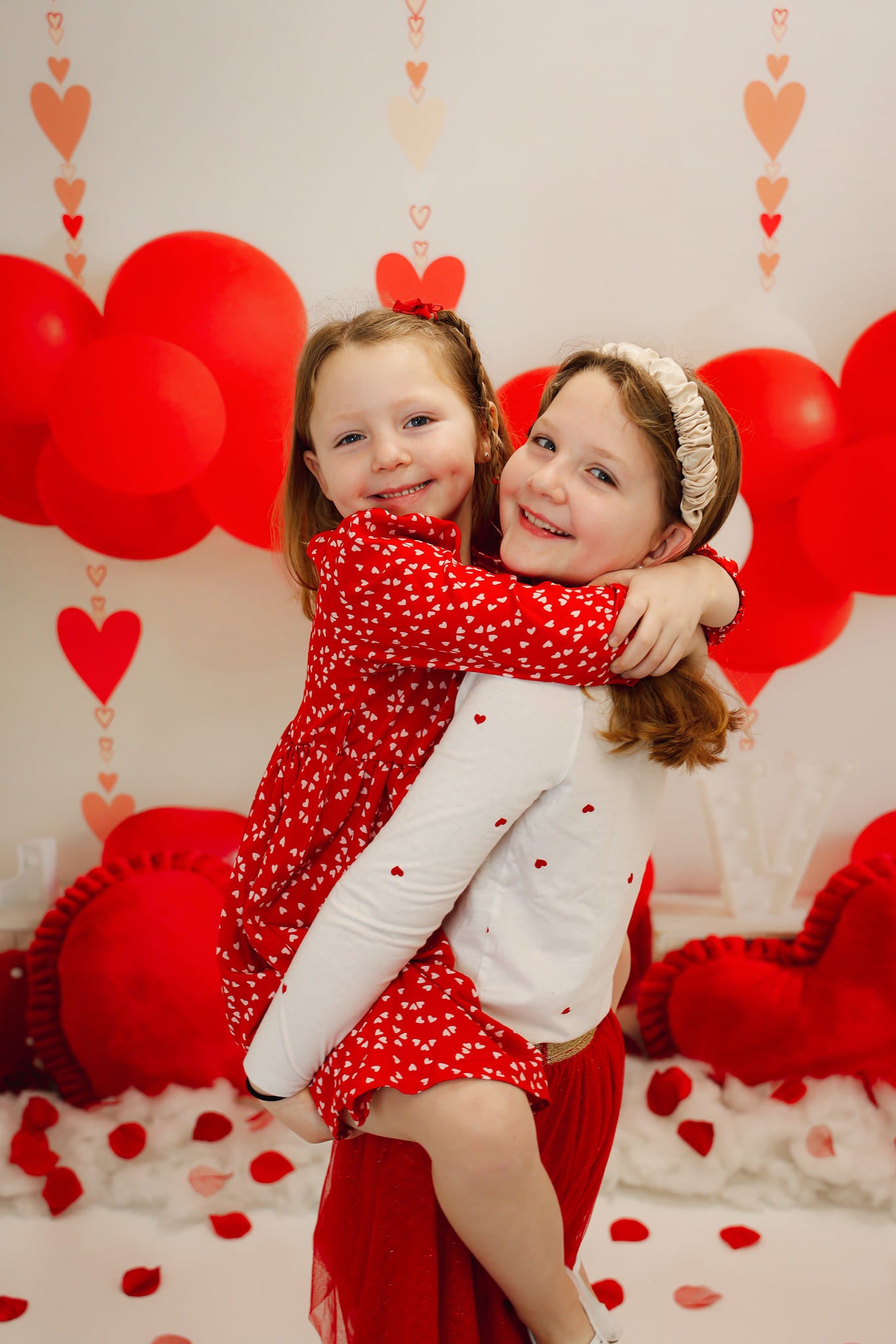 Kate Valentine's Day Balloons Backdrop Designed by Uta Mueller Photography - Kate Backdrop AU