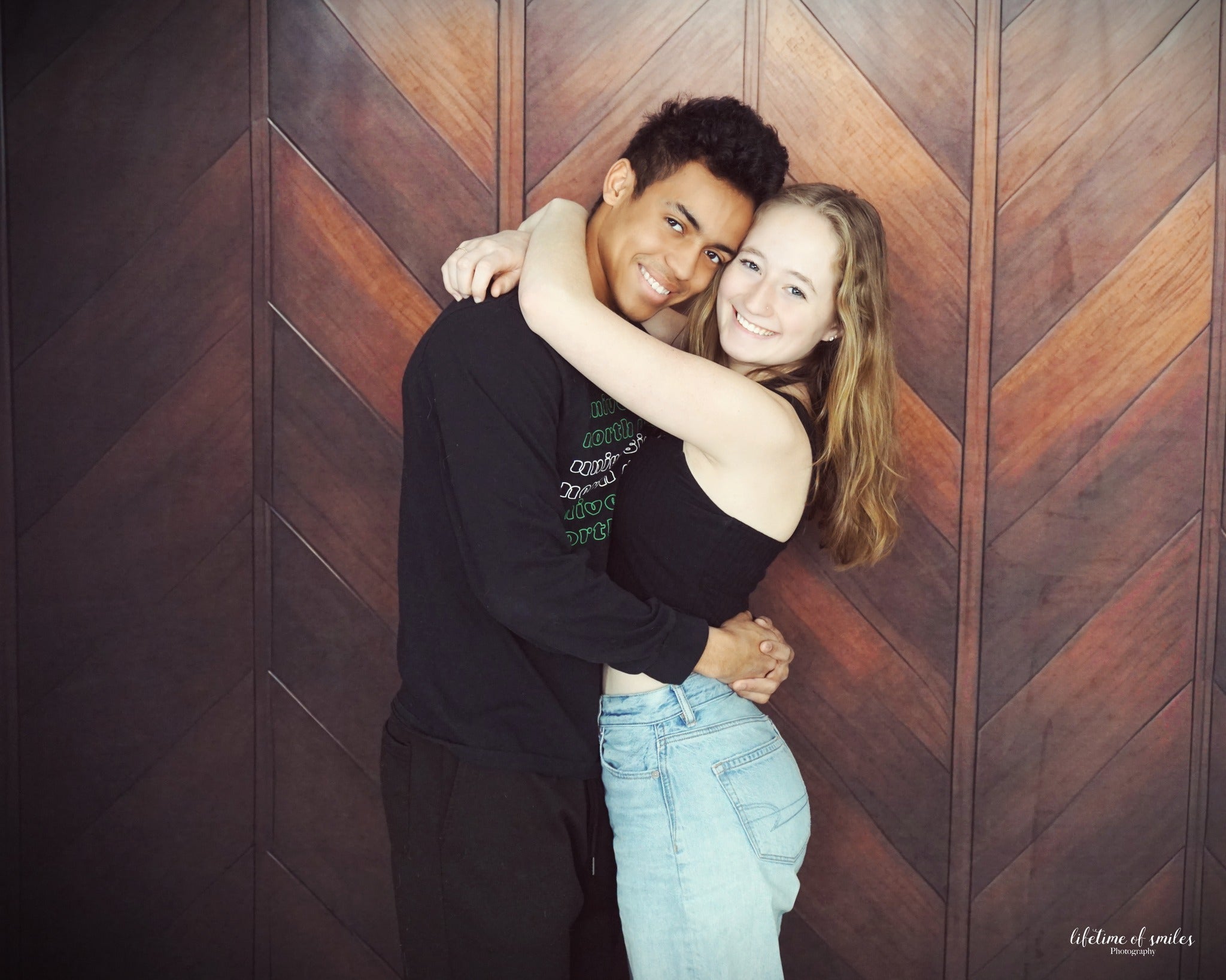 Kate Brown Wood Backdrop Parquet Wall Panel Designed by Mini MakeBelieve - Kate Backdrop AU