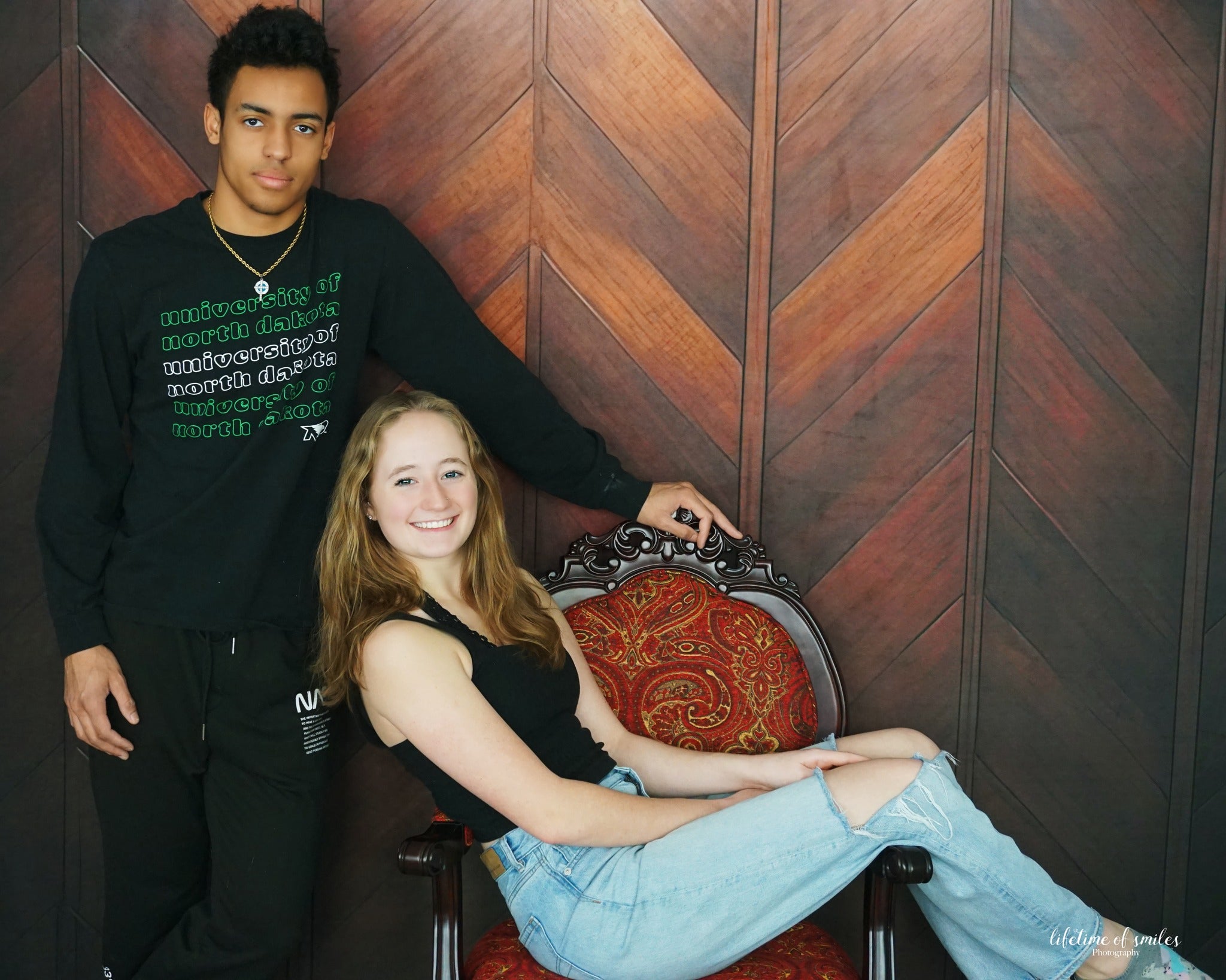 Kate Brown Wood Backdrop Parquet Wall Panel Designed by Mini MakeBelieve - Kate Backdrop AU