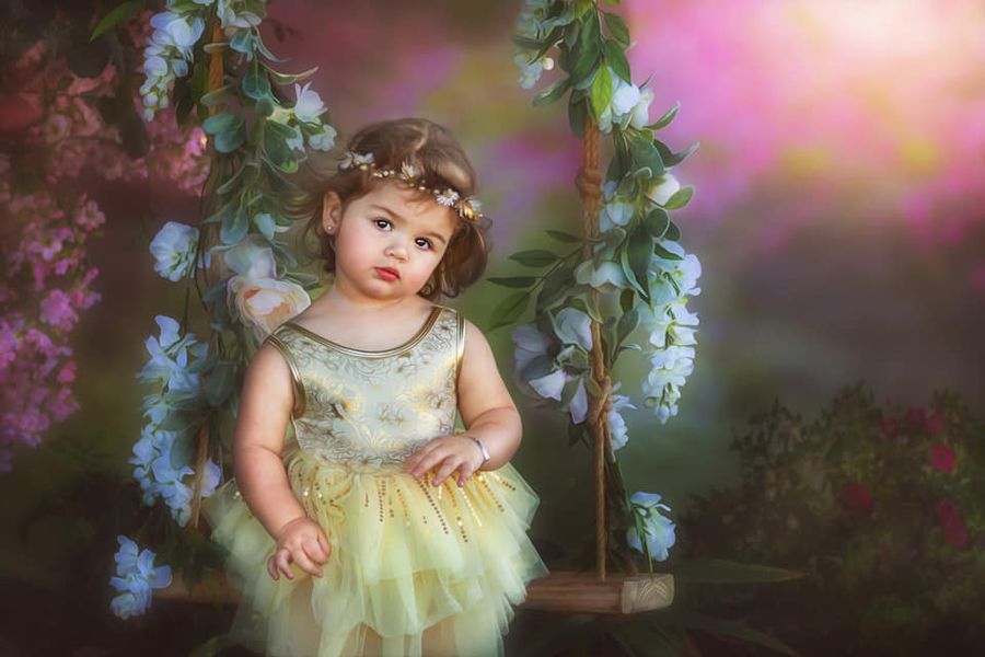 Kate Spring Pink Flowers Backdrop for Photography Designed by Lisa Granden - Kate Backdrop AU