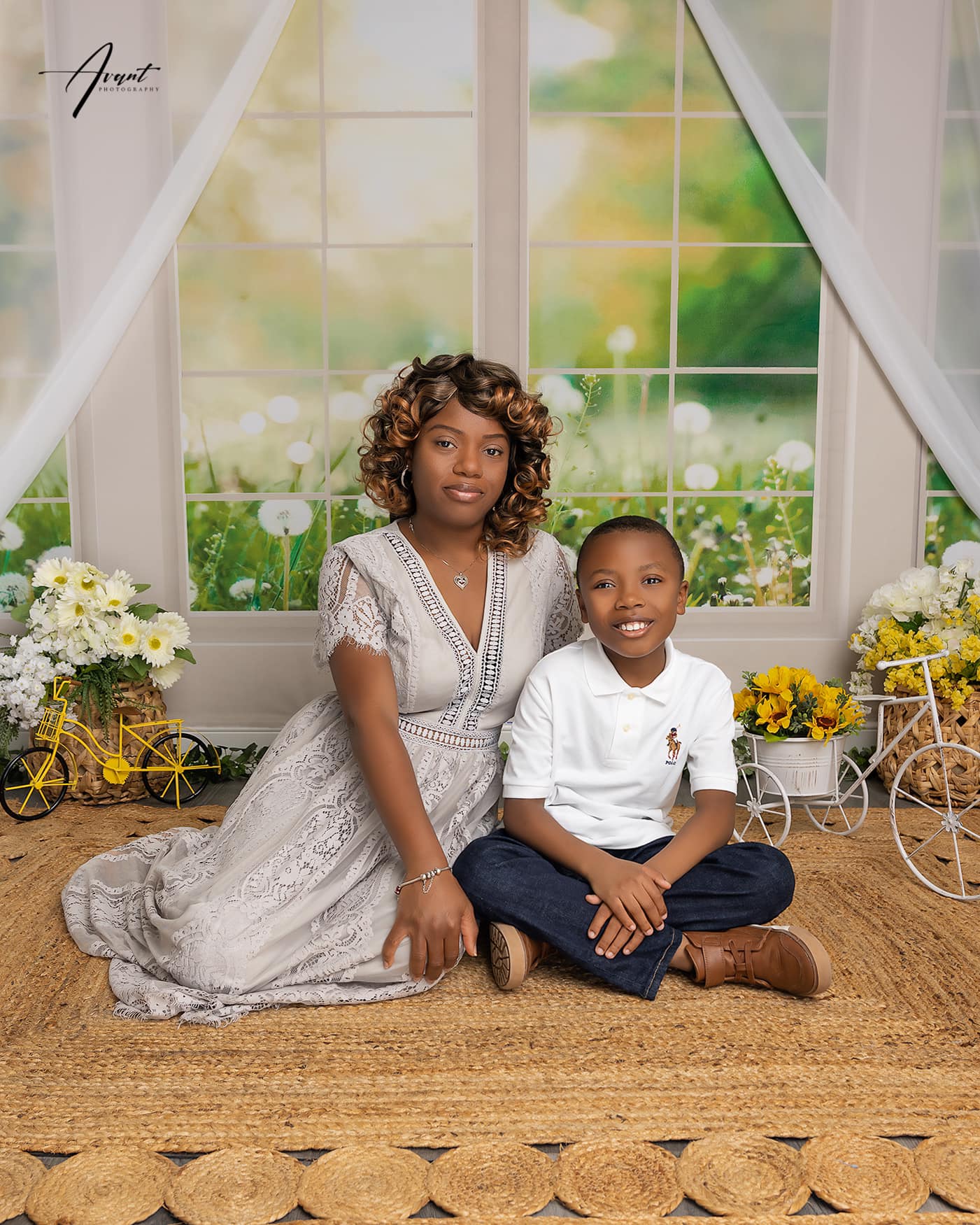 Kate Window Backdrop Spring Garden Designed by Emetselch - Kate Backdrop AU