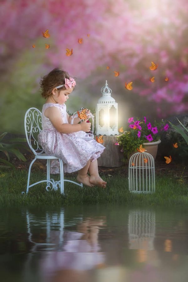 Kate Spring Pink Flowers Backdrop for Photography Designed by Lisa Granden - Kate Backdrop AU