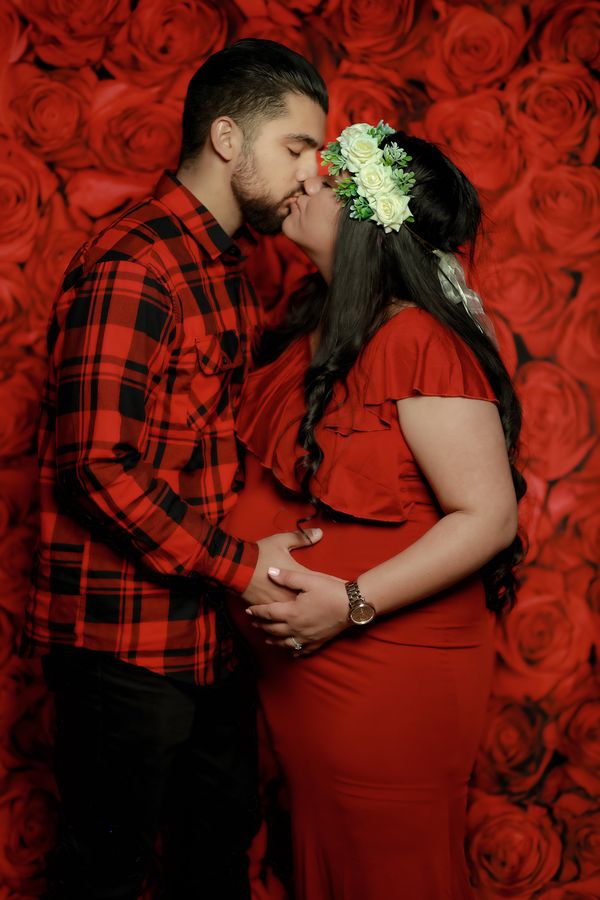Kate Red Rose Wedding Backdrop for party photos - Kate Backdrop AU