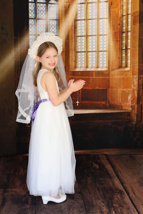 Kate Church Window Backdrop Sunlight Building Designed by Chain Photography - Kate Backdrop AU