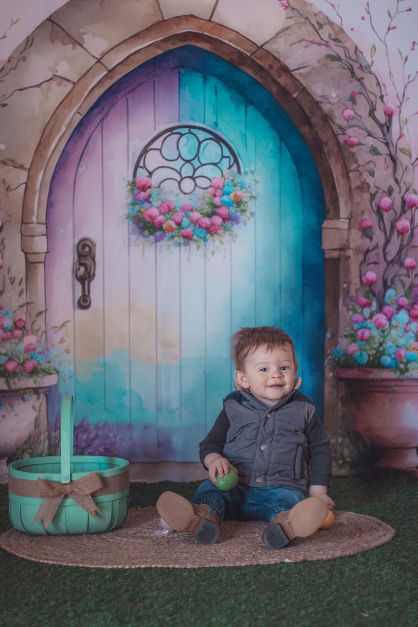 Kate Spring Enchanted Door Backdrop Flower Designed by Patty Robertss - Kate Backdrop AU