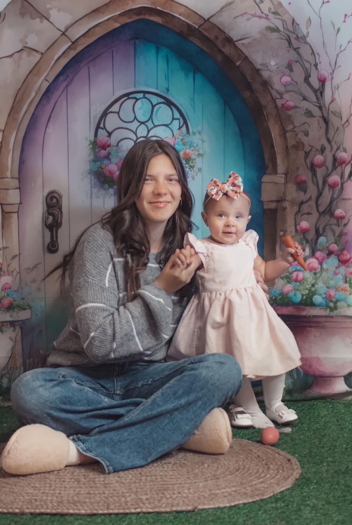 Kate Spring Enchanted Door Backdrop Flower Designed by Patty Robertss - Kate Backdrop AU