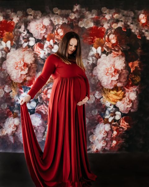 Kate Fine Art Flower Dark Tone Backdrop Designed by GQ - Kate Backdrop AU