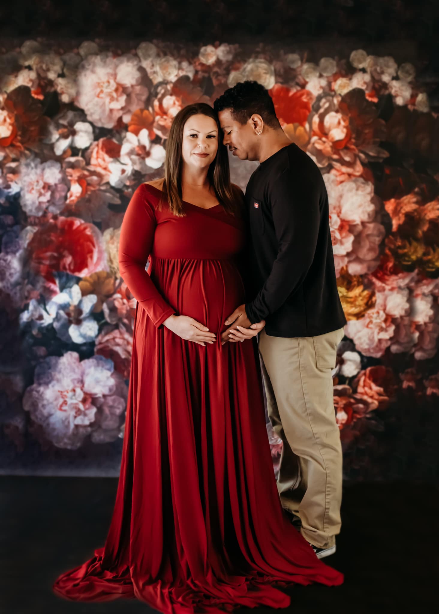 Kate Fine Art Flower Dark Tone Backdrop Designed by GQ - Kate Backdrop AU