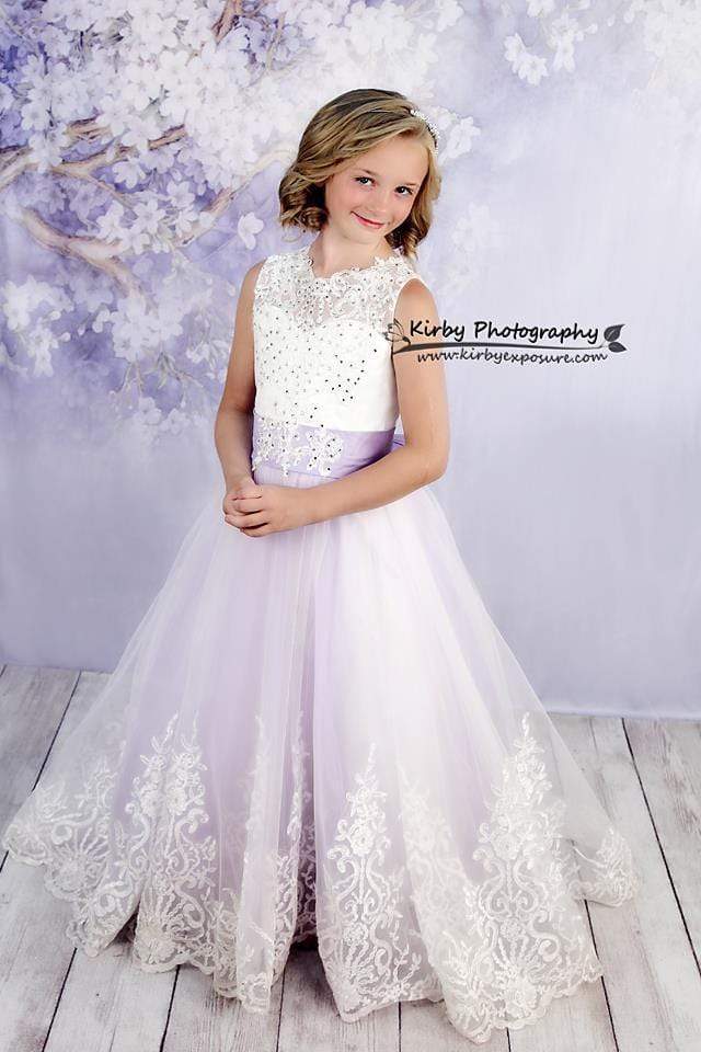 Kate Purple Backdrop Flower Photography Background - Kate Backdrop AU